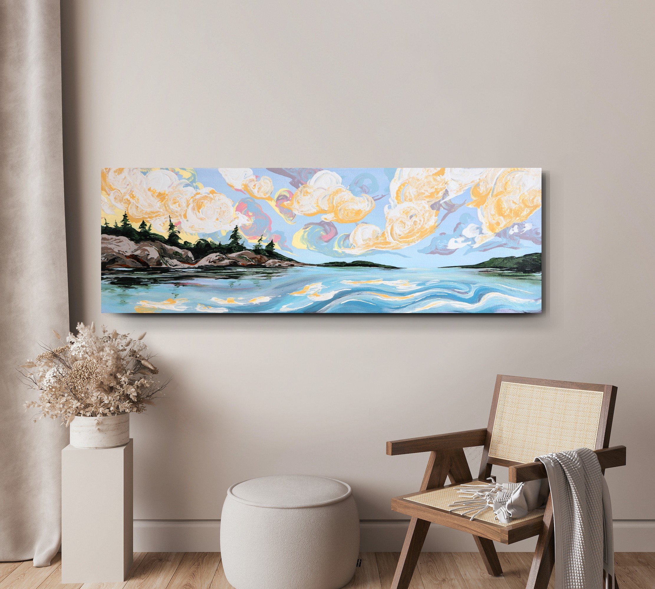 handmade wall art living room