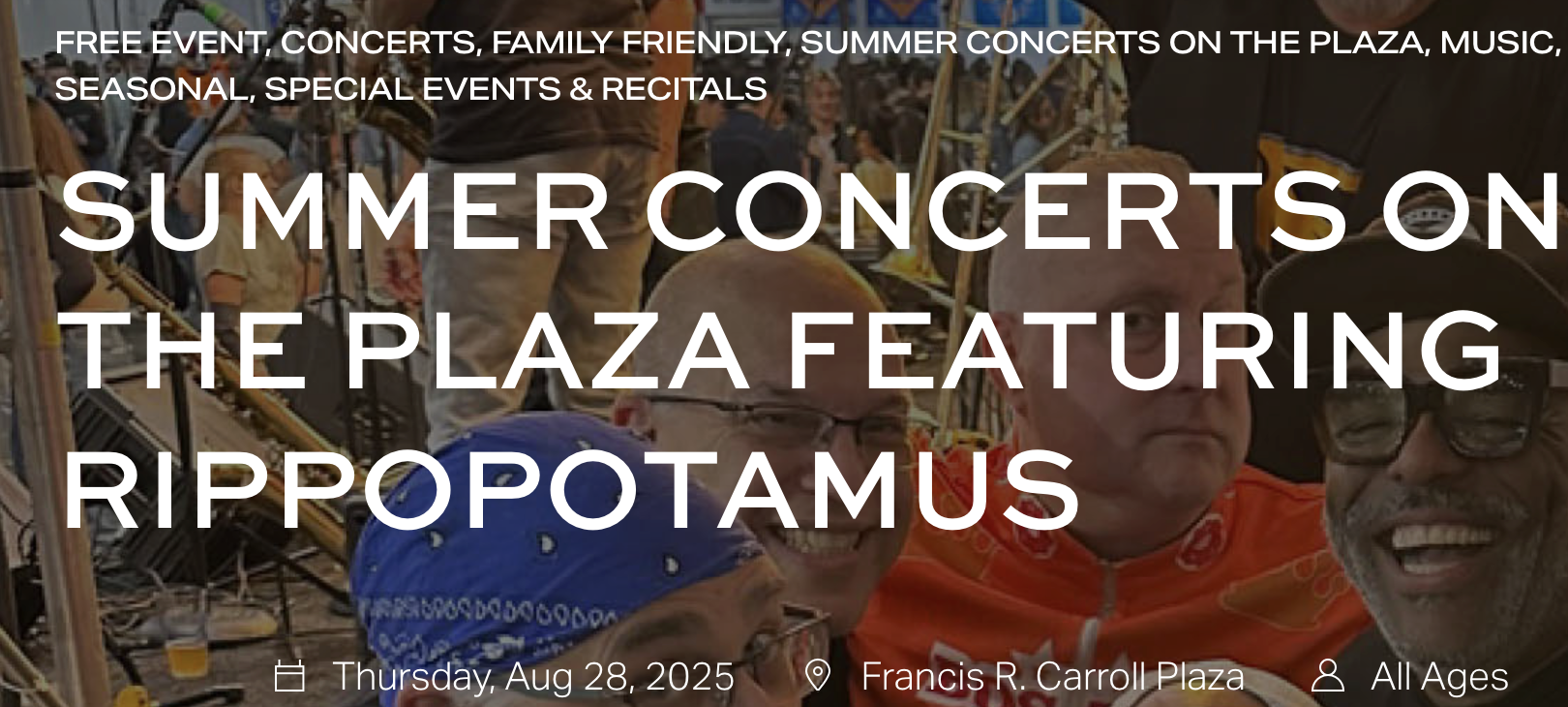 Summer Concert Series on The Plaza
