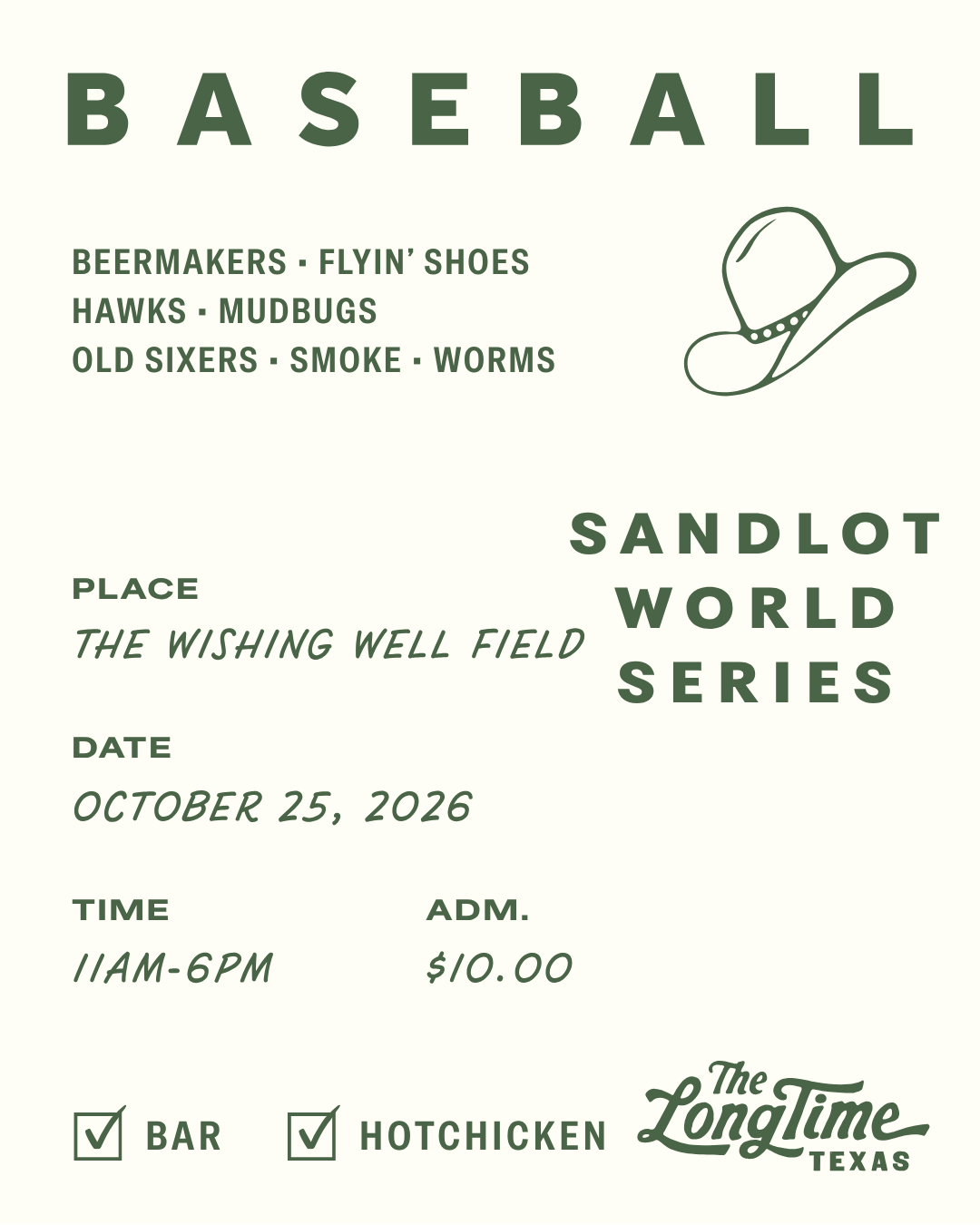 Baseball Poster for October 25
