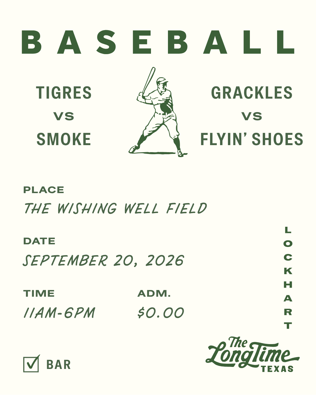 Baseball Poster for September 20