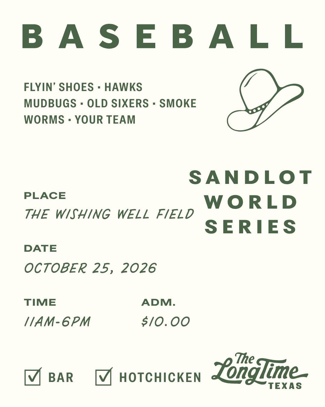 Baseball Poster for October 25