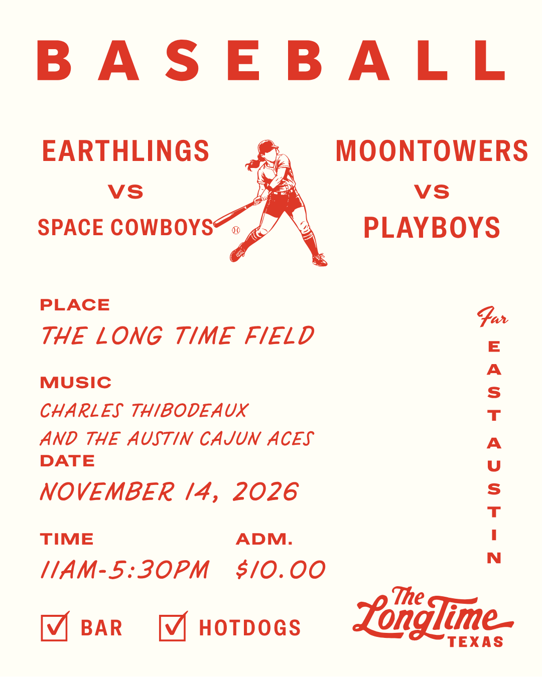 Baseball Poster for Nov 14