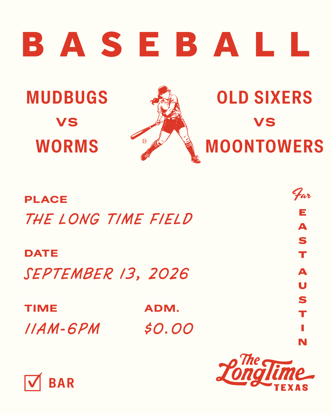 Baseball Poster for September 13