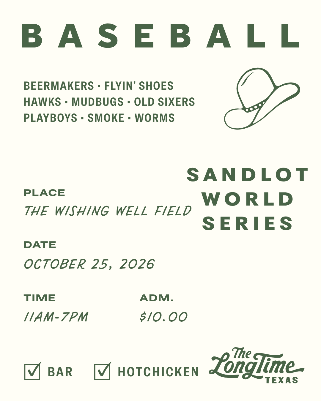 Baseball Poster for October 25