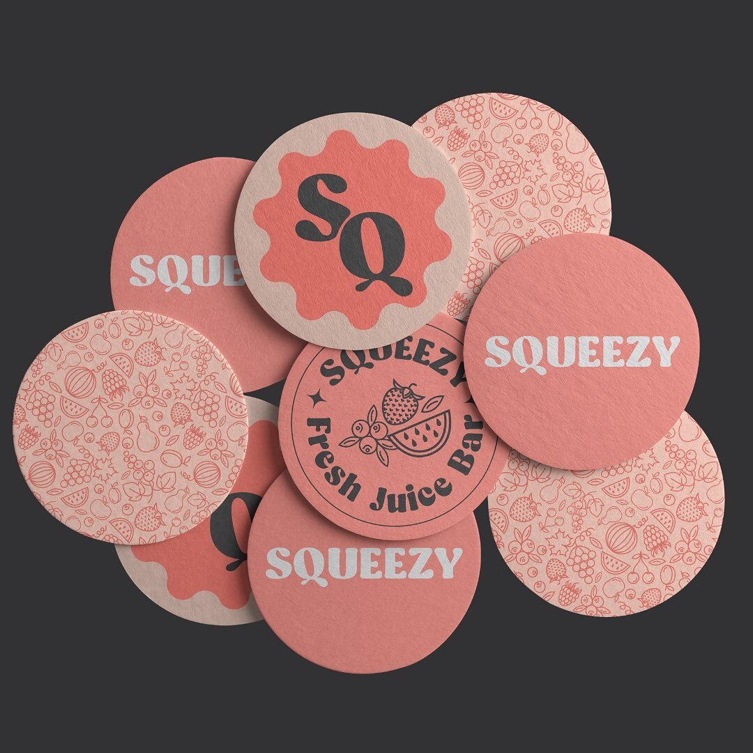 ✦Squeezy✦

Here are some coaster and sticker designs that I created for the concept brief by @designbyayelet which was to create branding for a new juice bar 🍊

Let me know what you guys think of it in the comments 😊

This is the final part of the 
