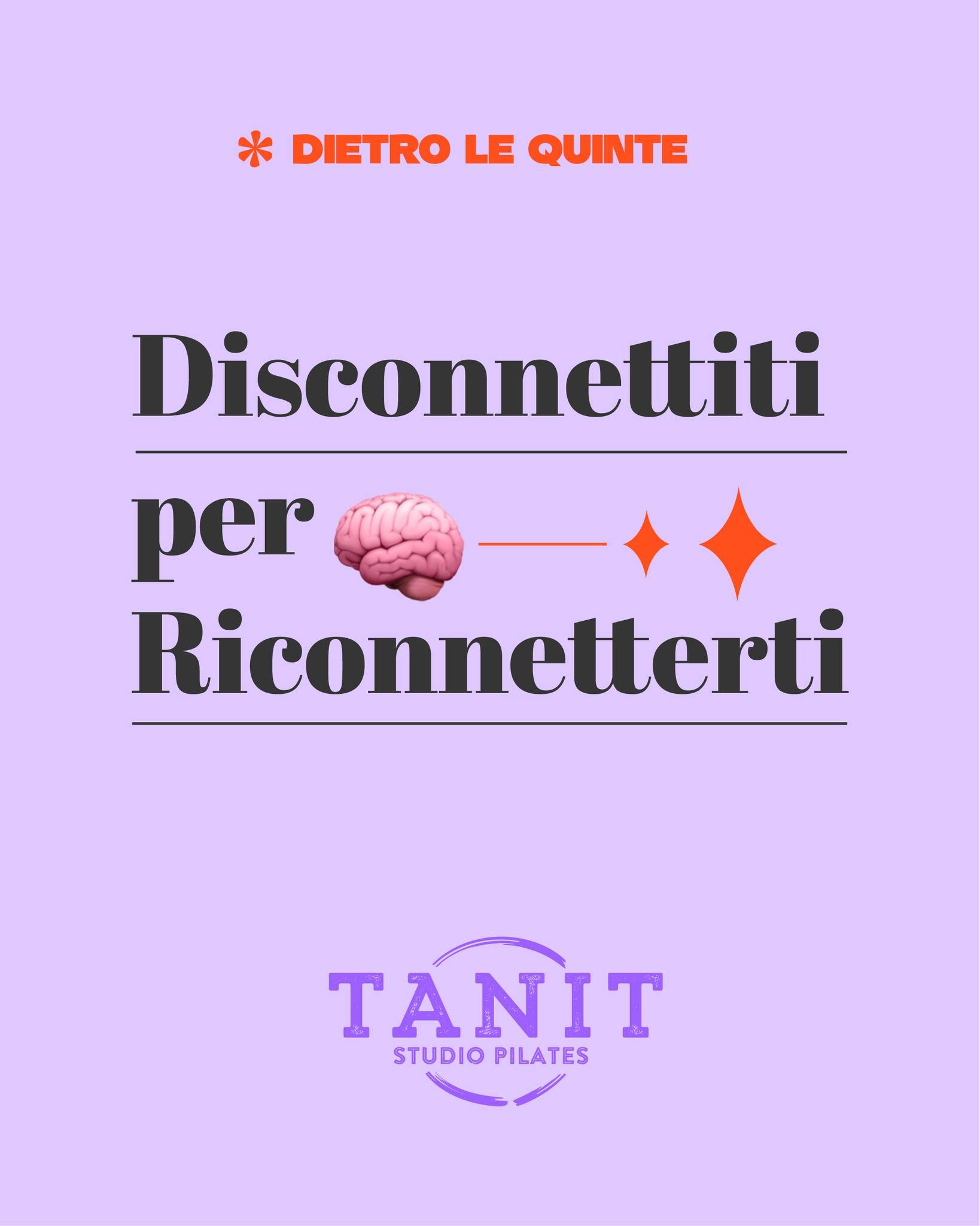 Disconnettiti per riconnetterti! 🧠�La concentrazione &egrave; uno dei principi fondamentali del Pilates. Spegnere (o silenziare) il telefono per l'ora di lezione non &egrave; solo una cortesia, &egrave; un regalo che fai a te stesso/a. Ti aiuta a fo