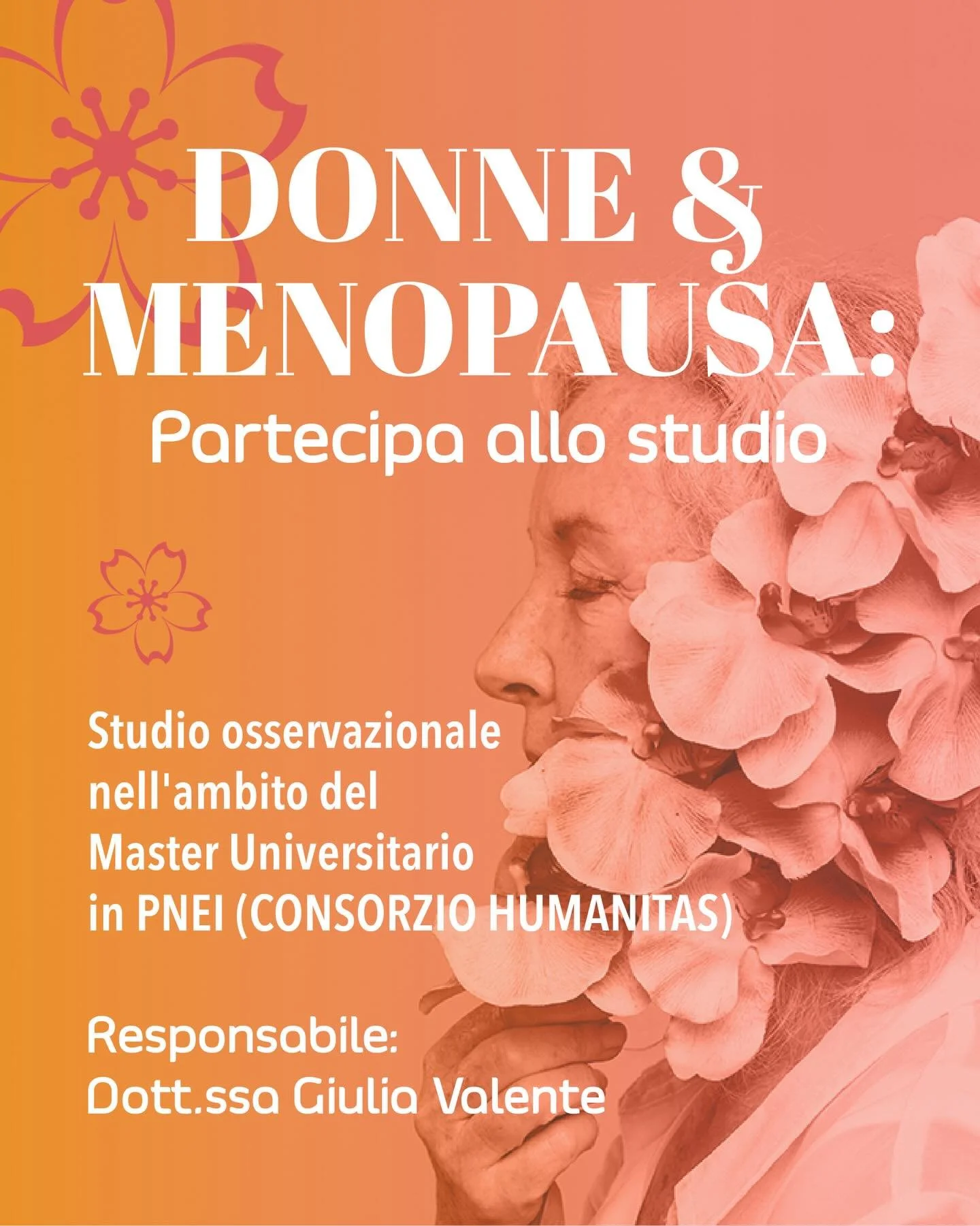 😊 Il Tanit &egrave; felice di collaborare a uno studio osservazionale sulla menopausa, seguito dalla nostra Fisioterapista Dott.ssa Giulia Valente.

Cerchiamo donne SEDENTARIE E NON ISCRITTE AL TANIT tra i 45 e i 62 anni, in menopausa da almeno 12 m
