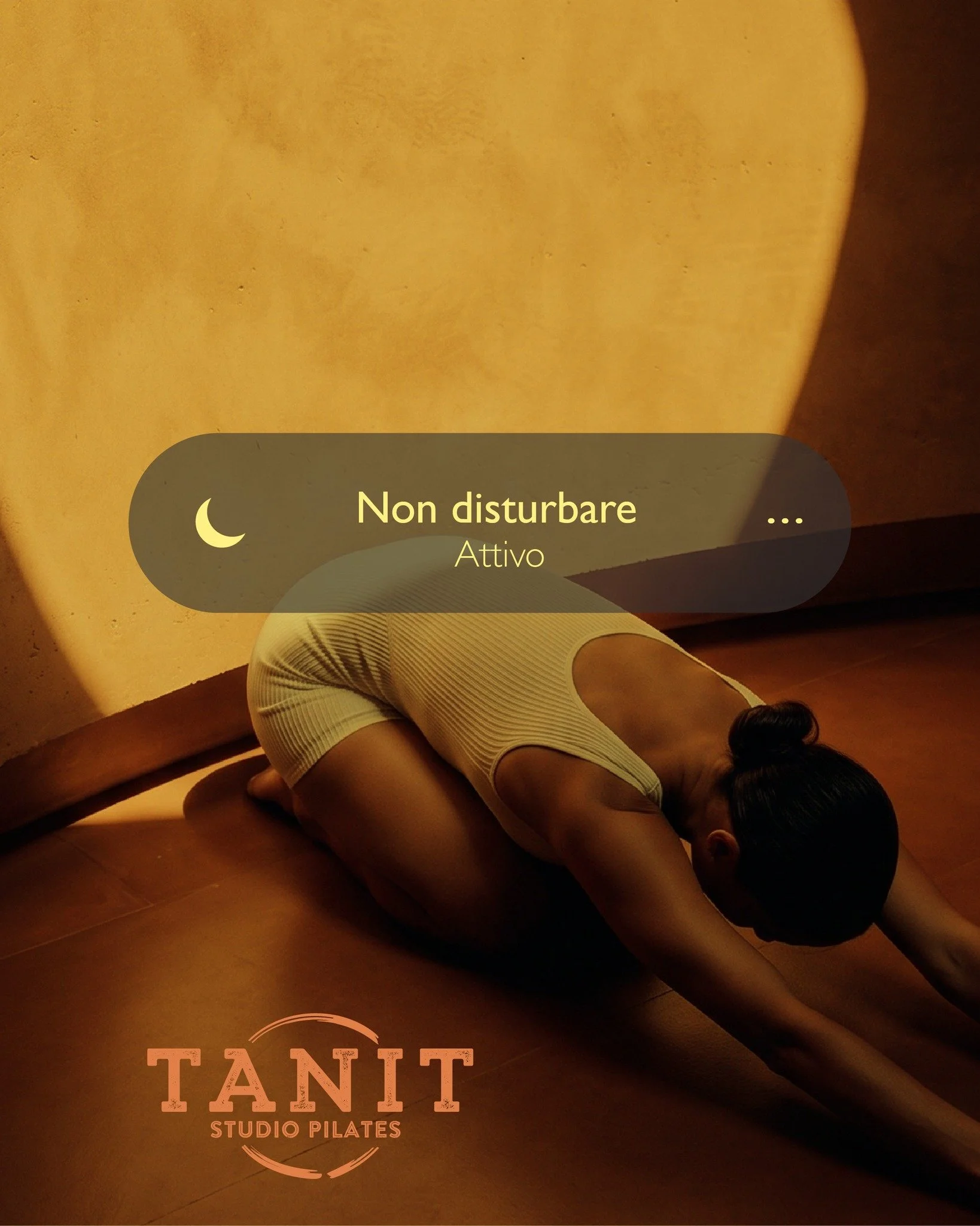 Modalit&agrave; "Non disturbare": 🔛 📲🌙📵

In un mondo costantemente connesso, la tua ora di Pilates &egrave; l'unico momento in cui il resto del mondo pu&ograve; aspettare. Non &egrave; solo esercizio; &egrave; il tasto "reset"