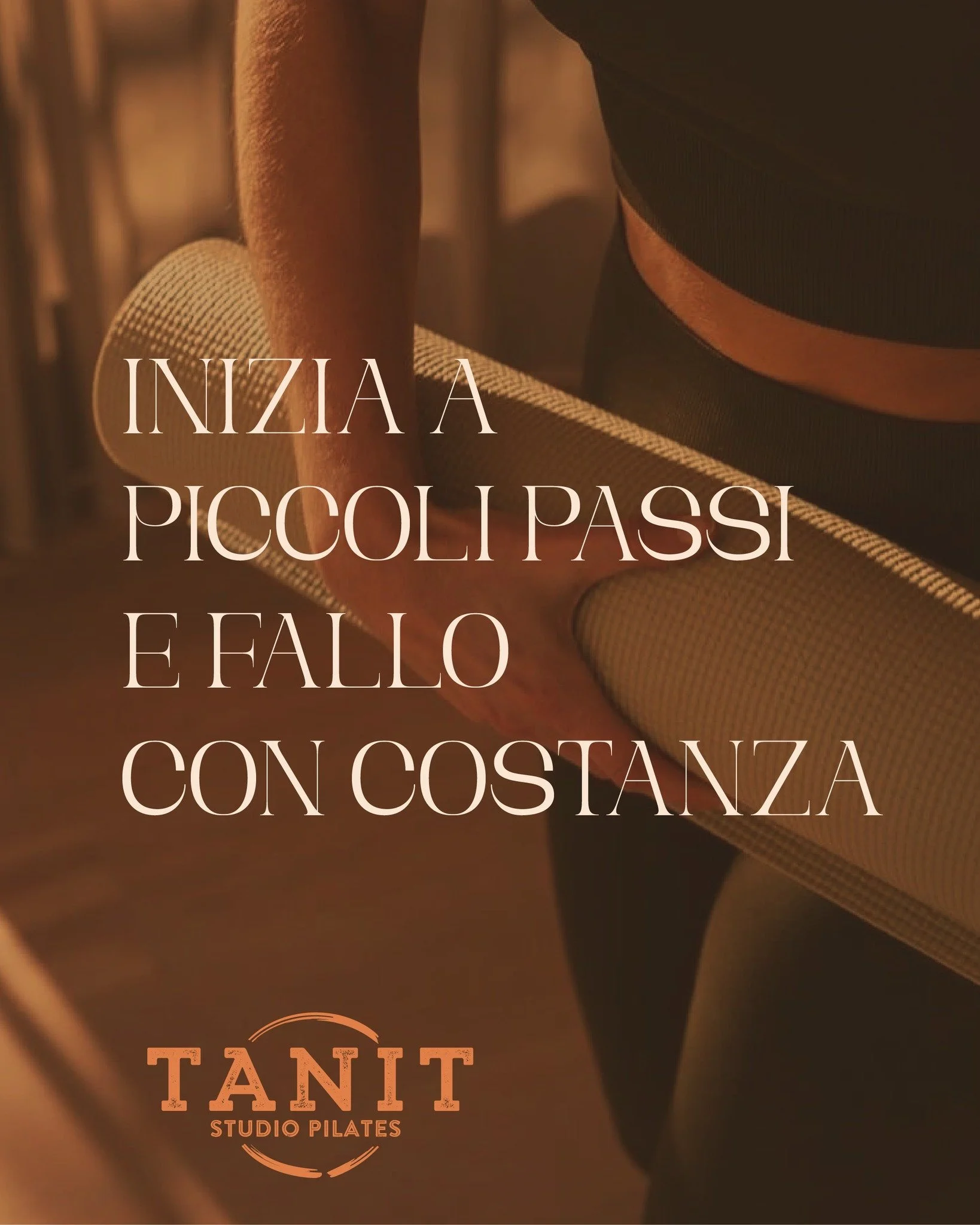 Spesso la parte pi&ugrave; difficile &egrave; proprio iniziare. 👟

Abbiamo creato Tanit Studio Pilates come uno spazio protetto dove puoi muovere i tuoi primi passi senza giudizio, rispettando i tempi del tuo corpo. Ricorda: un allenamento di 50 min