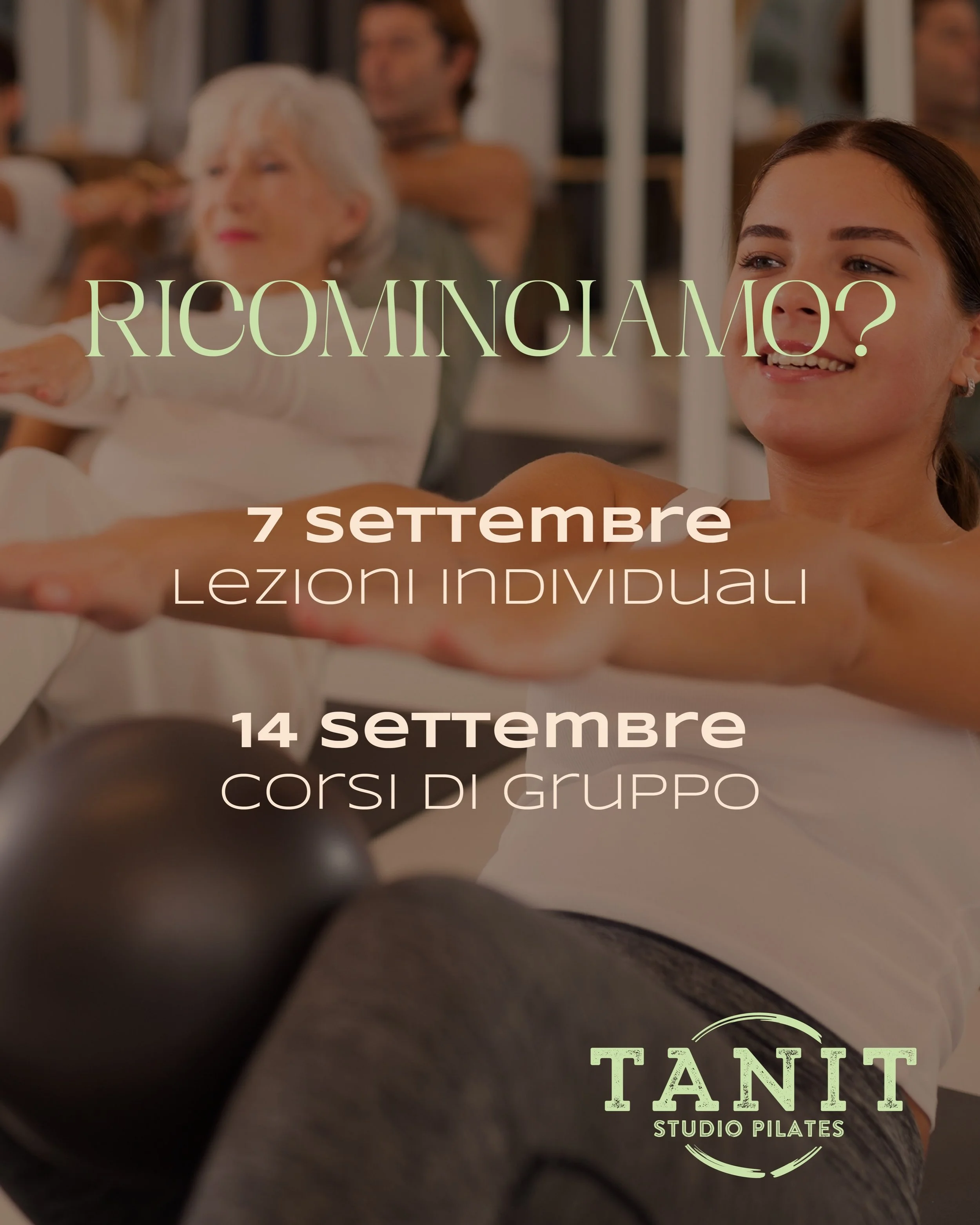 Pronti a ripartire?! Noi sii💪🏻😎
Non vediamo l&rsquo;ora di rivedervi tutti ❤️ma anche di conoscere i nuovi allievi che si uniranno a noi per iniziare un nuovo anno sportivo.

Quando apriamo📆
- Lezioni Individuali, Luned&igrave; 7 Settembre
- Cors