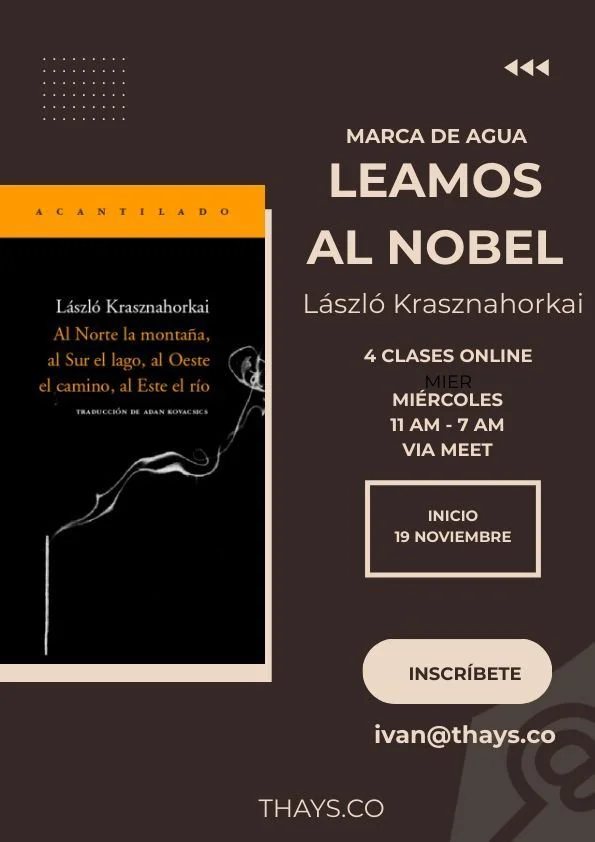László Krasznahorkai emprende este viaje literario con una prosa embriagadora