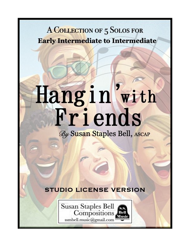 Hangin' with Friends, from the collection Summer Vibes. Piano Solo. Studio License.