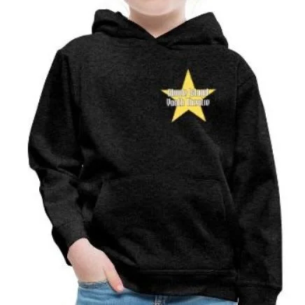Celebrate the holidays in style this year by supporting youth theatre! These premium hoodies feature our iconic logo on the front left pocket, with an 8&rdquo; centered logo on the back. Available for pickup or delivery. Order by December 12th!

Orde