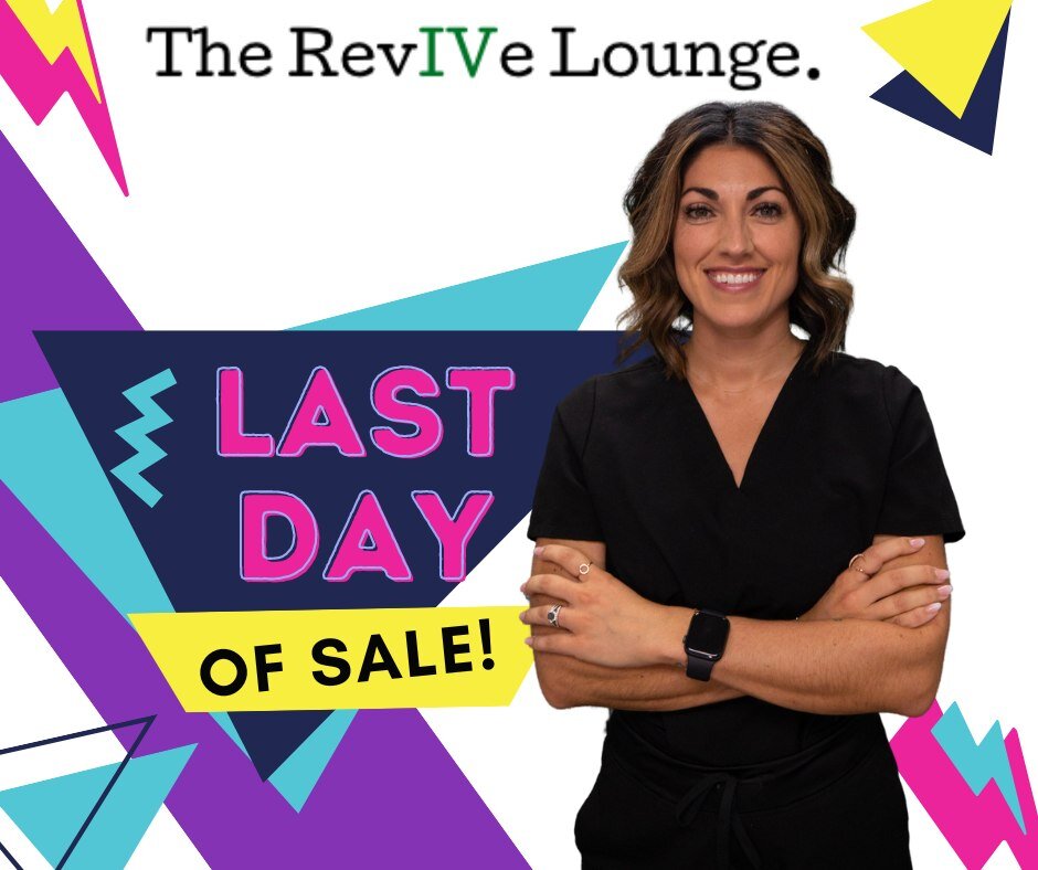 Hurry! It's the last day of the Black Friday specials!

* BOGO 1/2 off drips
* Free gift for yourself when you purchase a $50 gift card
* $125 gift card for $100!!!

Purchasing a drip requires scheduling an appointment at the time of purchase through