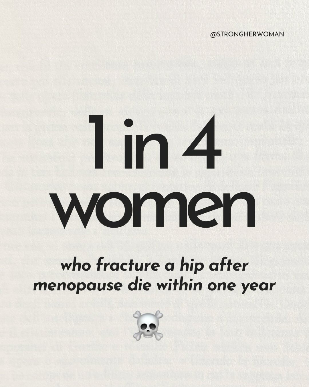 There is nothing &ldquo;natural&rdquo; about breaking a hip&hellip; and ending up in a coffin. 🦴💔

But too many women walk into that risk because no one tells them the truth.

Menopause isn&rsquo;t optional.

But losing strength, bone density, and 
