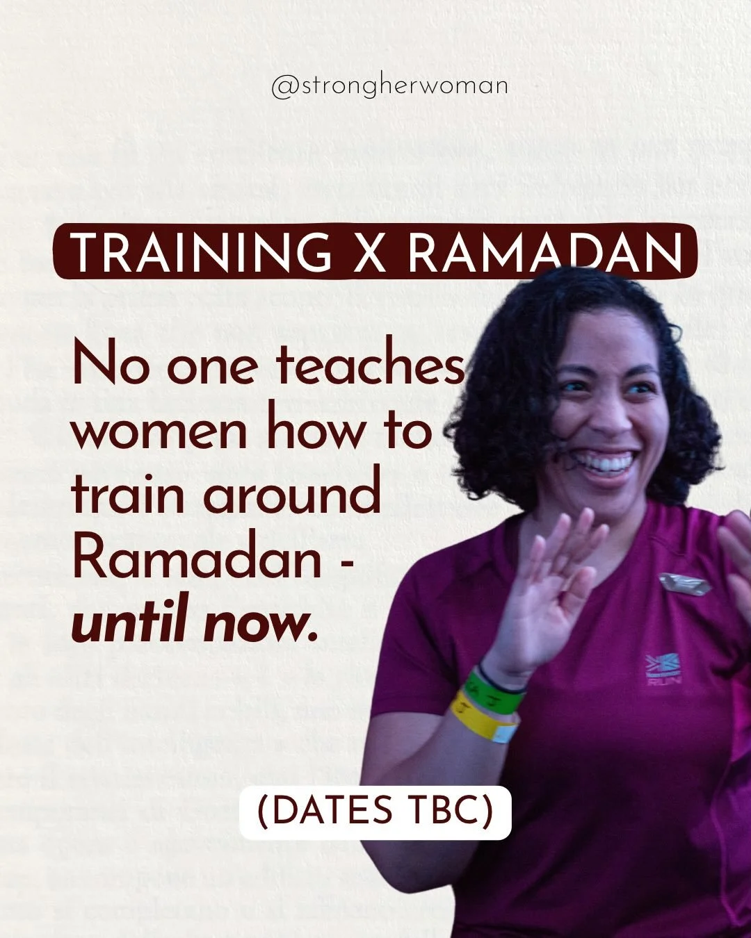 COMING EARLY FEB 👀

Ramadan asks a lot of your body - physically, mentally, emotionally.

And yet, when it comes to training, most advice still assumes &ldquo;business as usual.&rdquo;

We created this Ramadan workshop to:
&rarr; support women who w