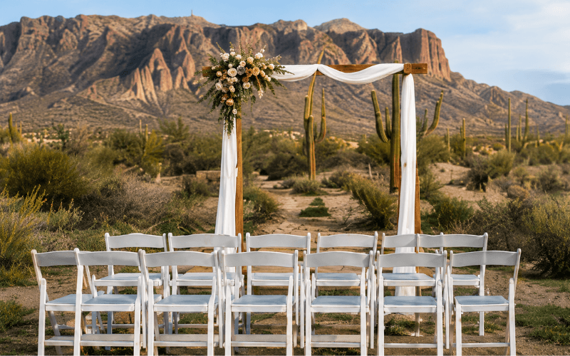 Outdoor wedding ceremony setup near Maricopa County.png