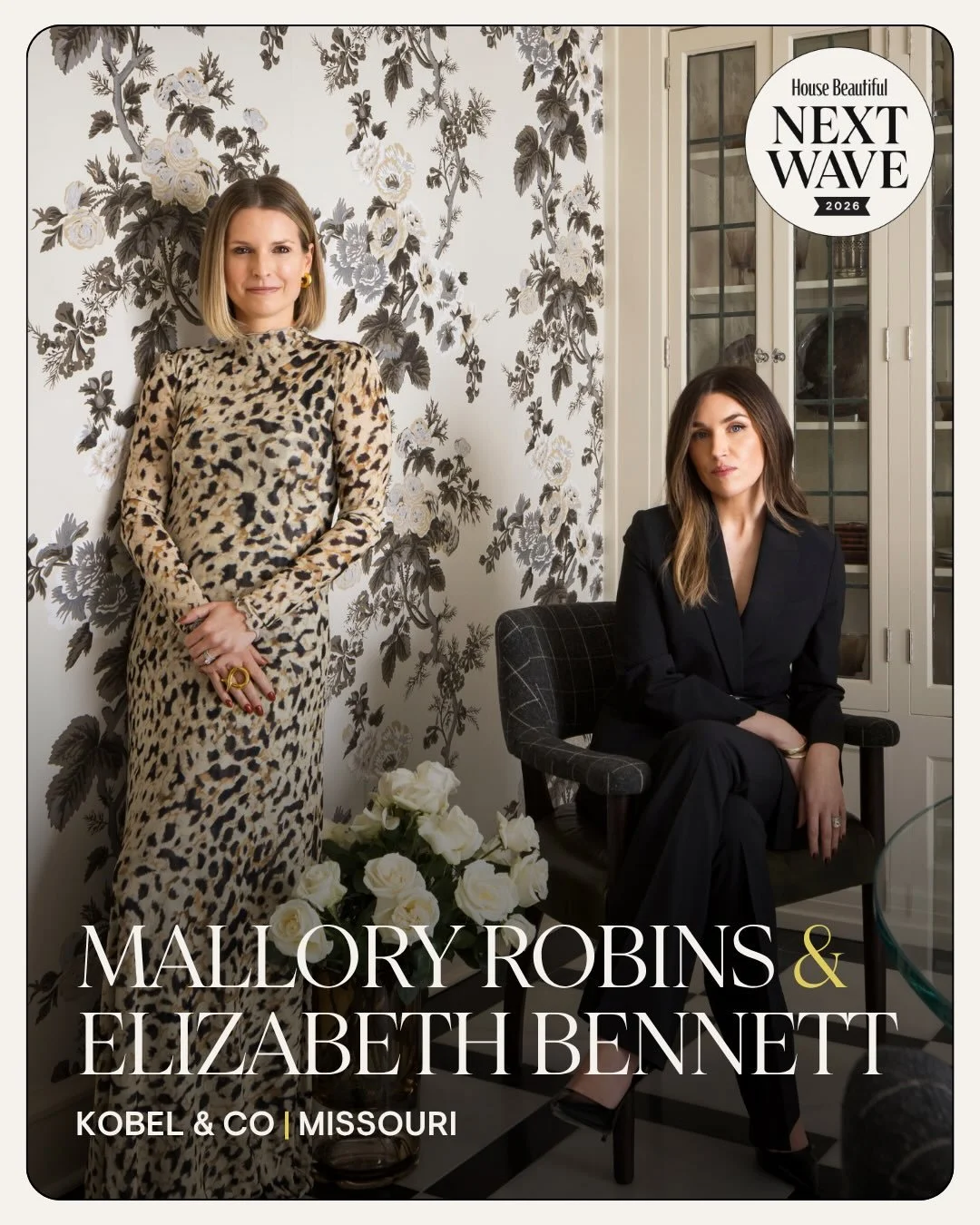 We are beyond thrilled, and truly honored, to be named as @housebeautiful 2026 Next Wave Designers. 

To be included among a group of designers we admire&mdash;and recognized by a publication we have long adored, especially in its 130th year&mdash;is