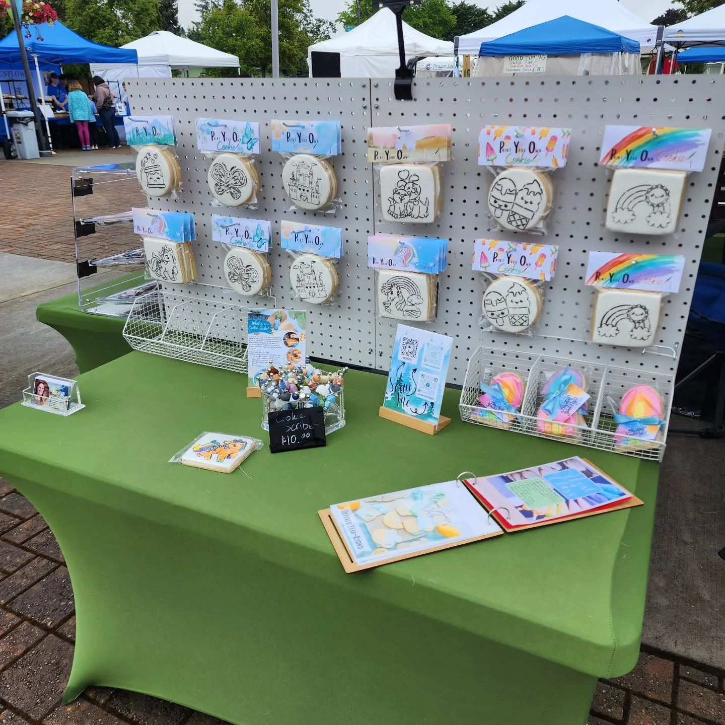 I am so excited to be at the Sequim Farmers Market 🧑&zwj;🌾 today until 2 PM! You can find me here with a bunch of delicious cookies 🍪. Come on down and treat yourself, or grab some to share with your friends and family. I can't wait to see you all