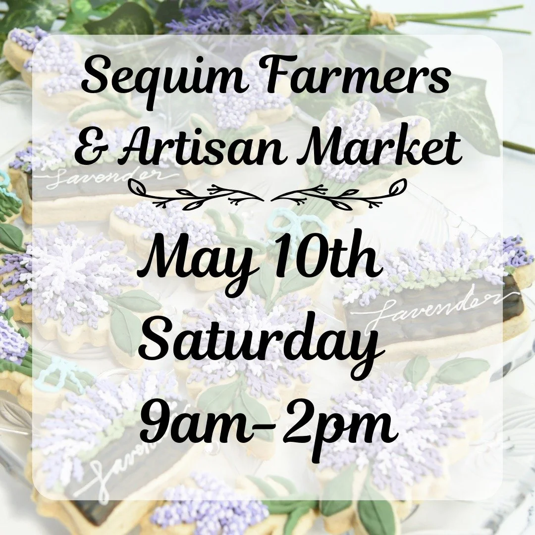 🌞 Exciting news! Olympic Mountain Goodies will be popping up for the first time at the Sequim Farmers &amp; Artisans Market this Saturday, May 10th from 9 AM to 2 PM! 🎉

I'll have a delicious selection of sweet treats and handmade goodies &mdash; i