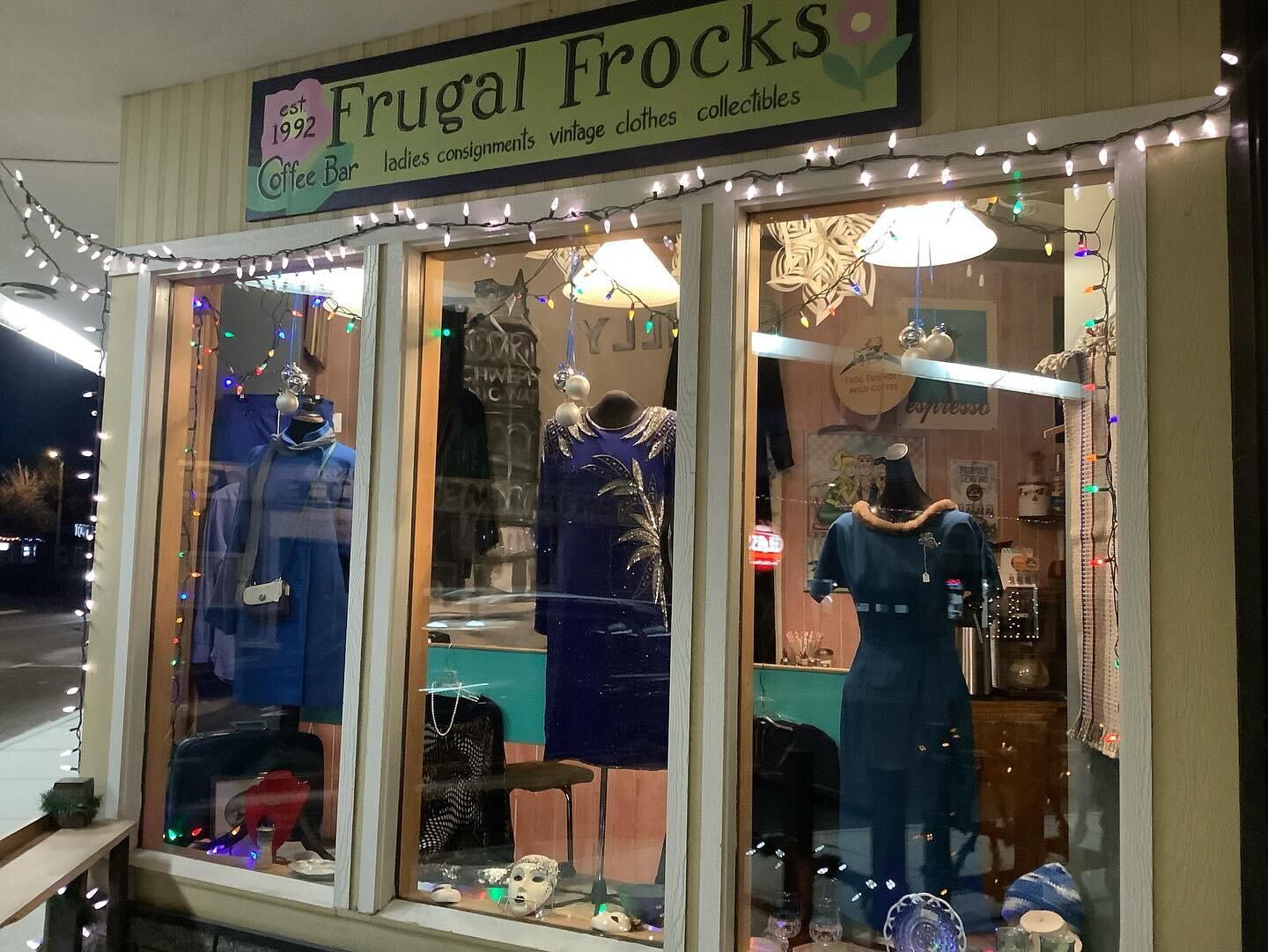 Happy New Years from Frugal Frocks 🥳! We went from glam to &ldquo;SLAM&rdquo; it got cold. We got a great selection of winter coats, cozy sweaters, to help you through winter blues snow and rain. Hours are 9 till 4 Monday thru Saturday&hellip;.. Gra
