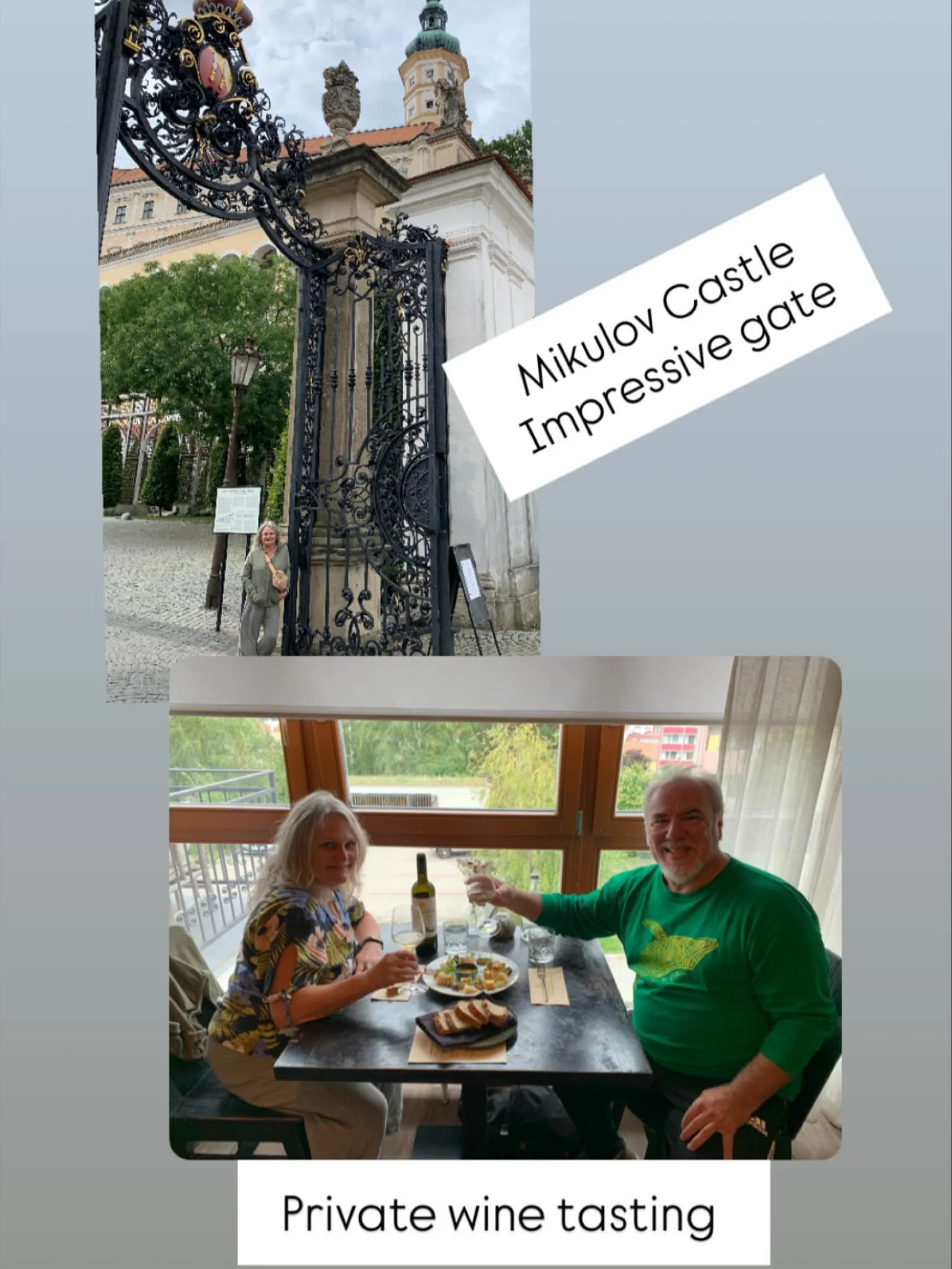 Weather starting to change, so took this opportunity to to visit a wine town Mikulov 1 hour outside of Brno. I guess most wineries are closed Tuesday unless you book ahead, but there is some restaurants that will let you do a wine tasting. We managed