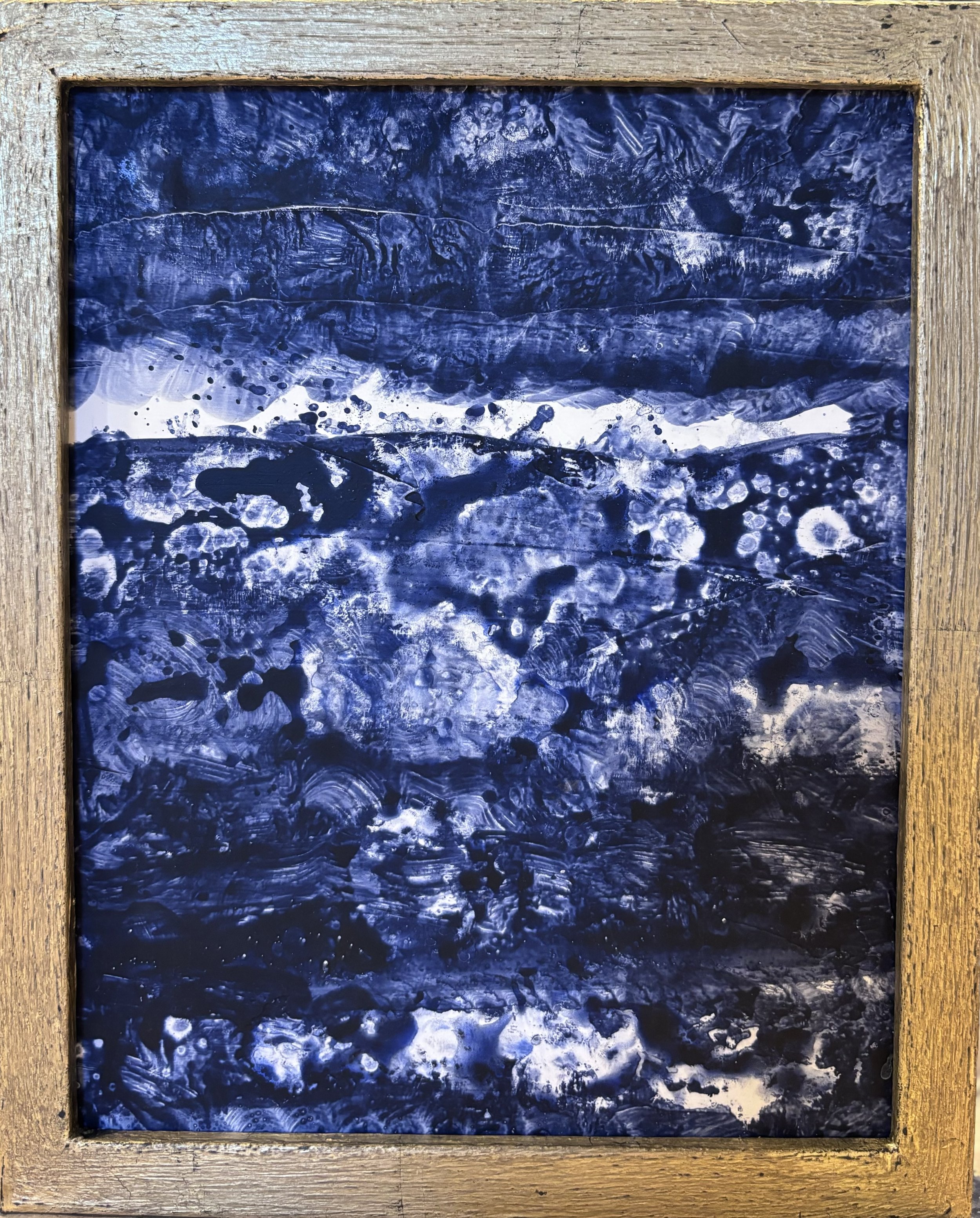 Blue and white abstract I