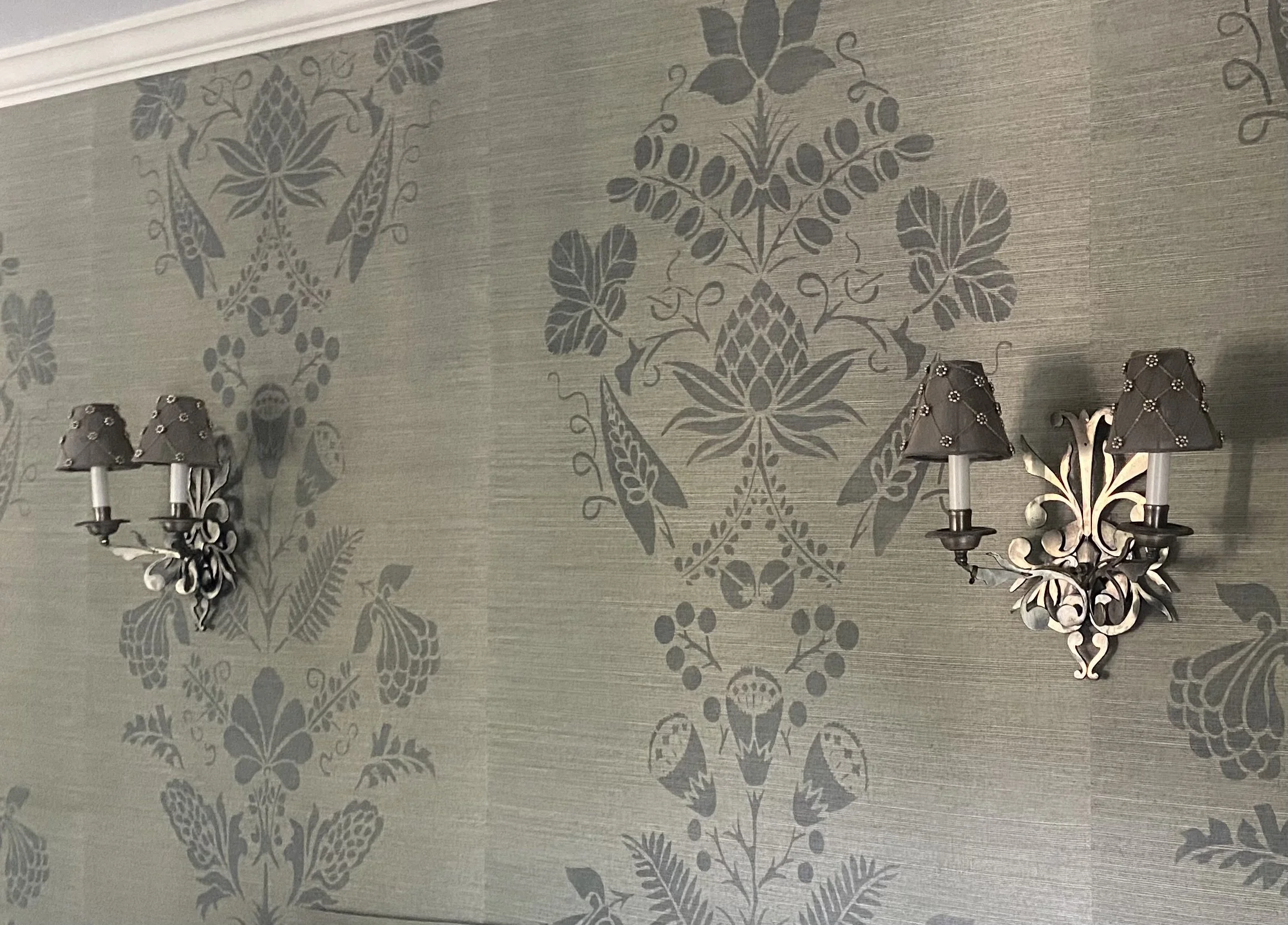 Stenciled sisal