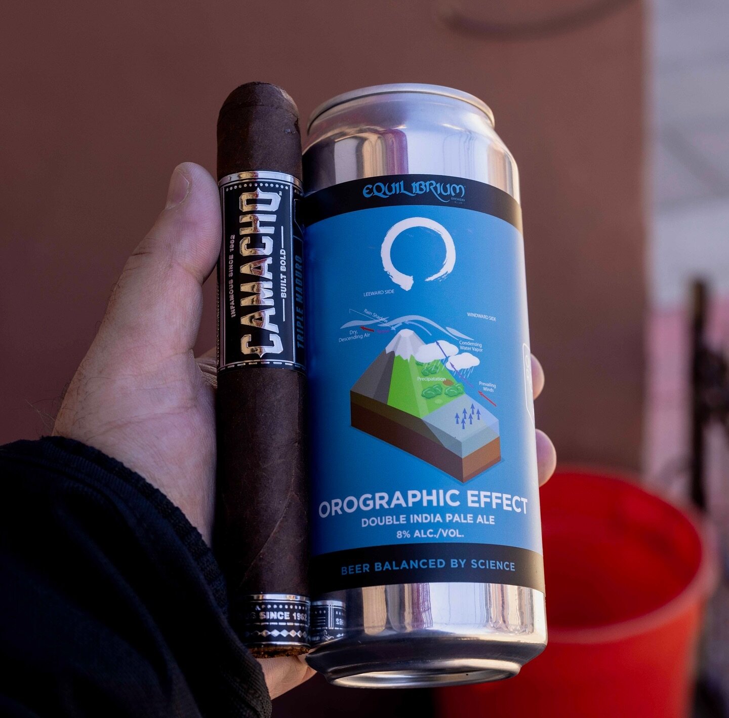 The Beer That&rsquo;s Cloudier Than Your Understanding of Its Name.

Cigar: Camacho Triple Maduro.