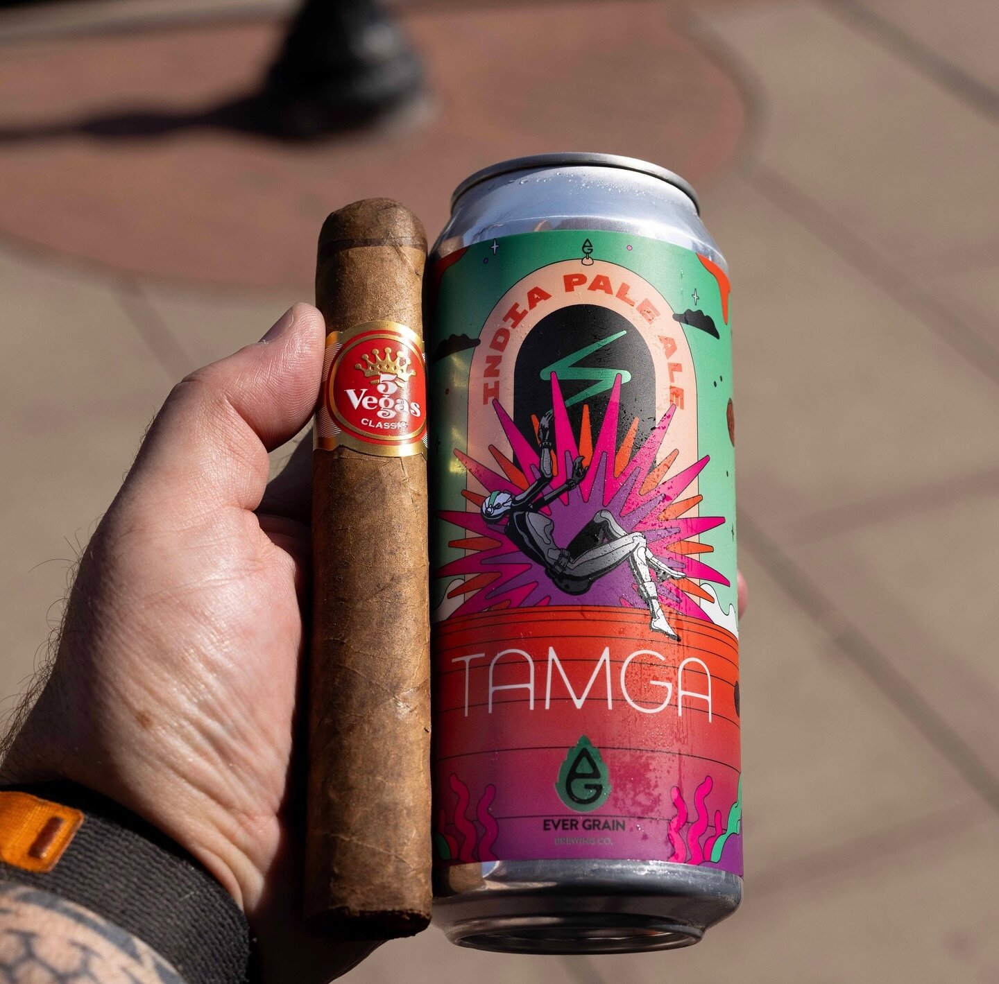 When Your Beer Has More Identity Issues Than a Teenage Angst Novel.

Cigar: 5 Vegas Classic The Judge.