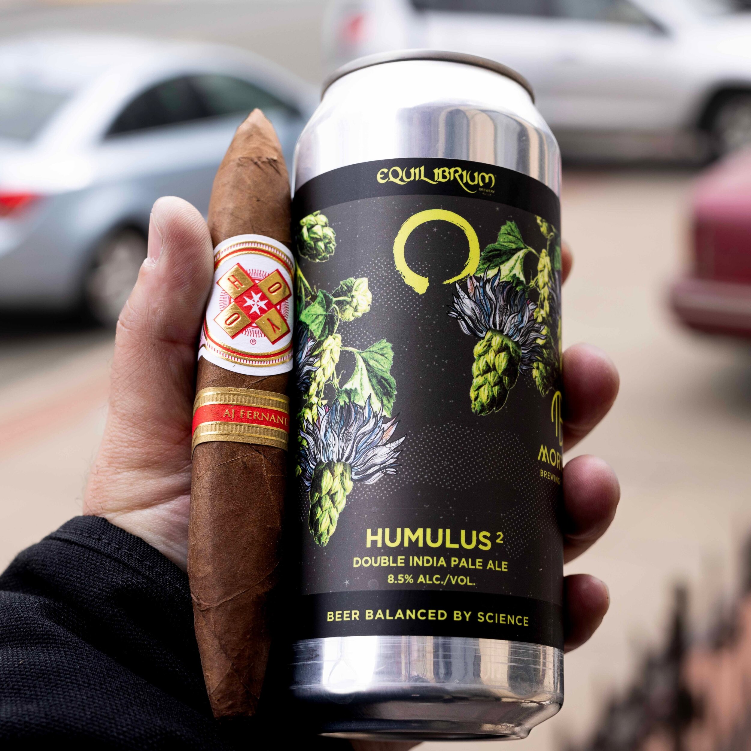 Humulus&sup2;: Because Who Needs Simple Beer When You Can Have a Hop Algebra Class?

Cigar: Hoyo La Amistad Gold Box-Pressed Perfecto