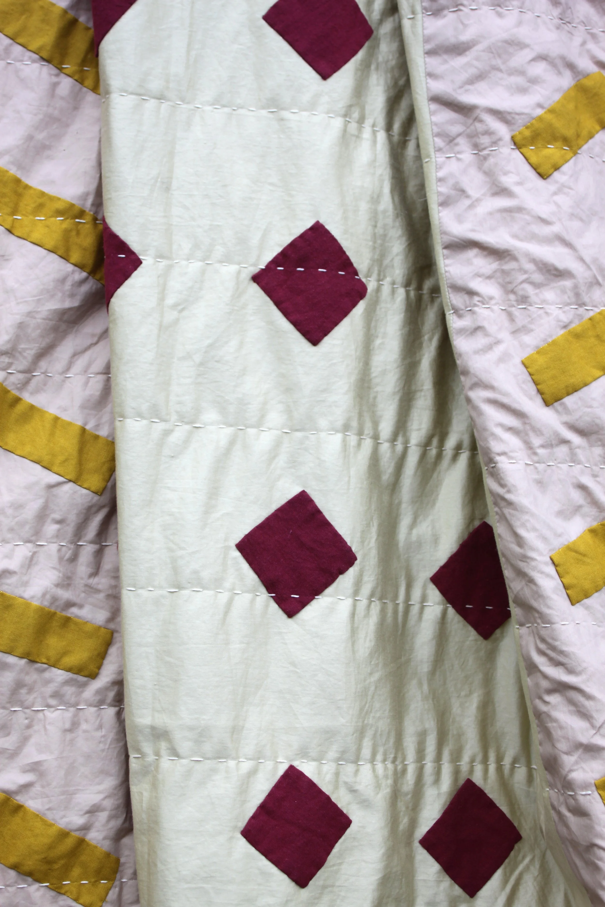 patchwork quilt losange atelier sieste