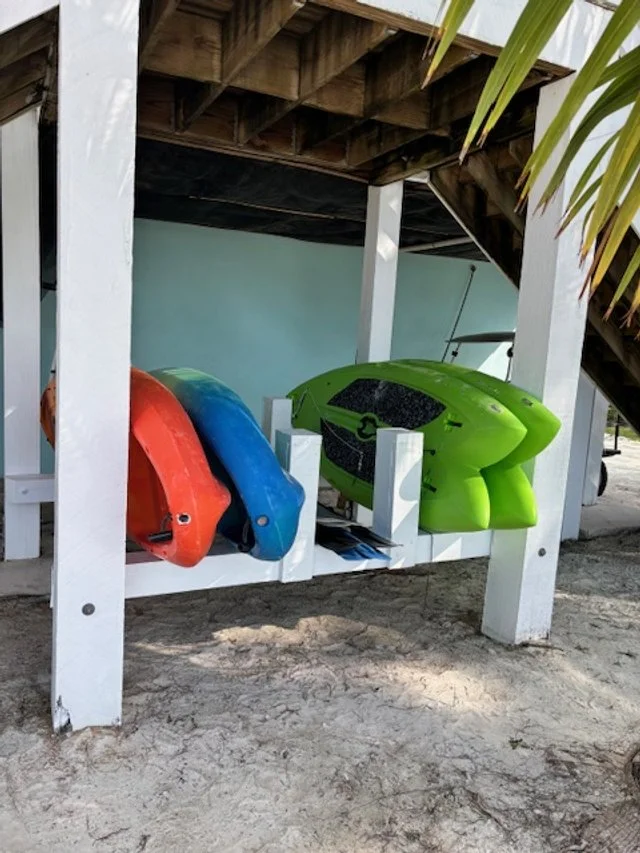 Kayaks and paddleboards for your use