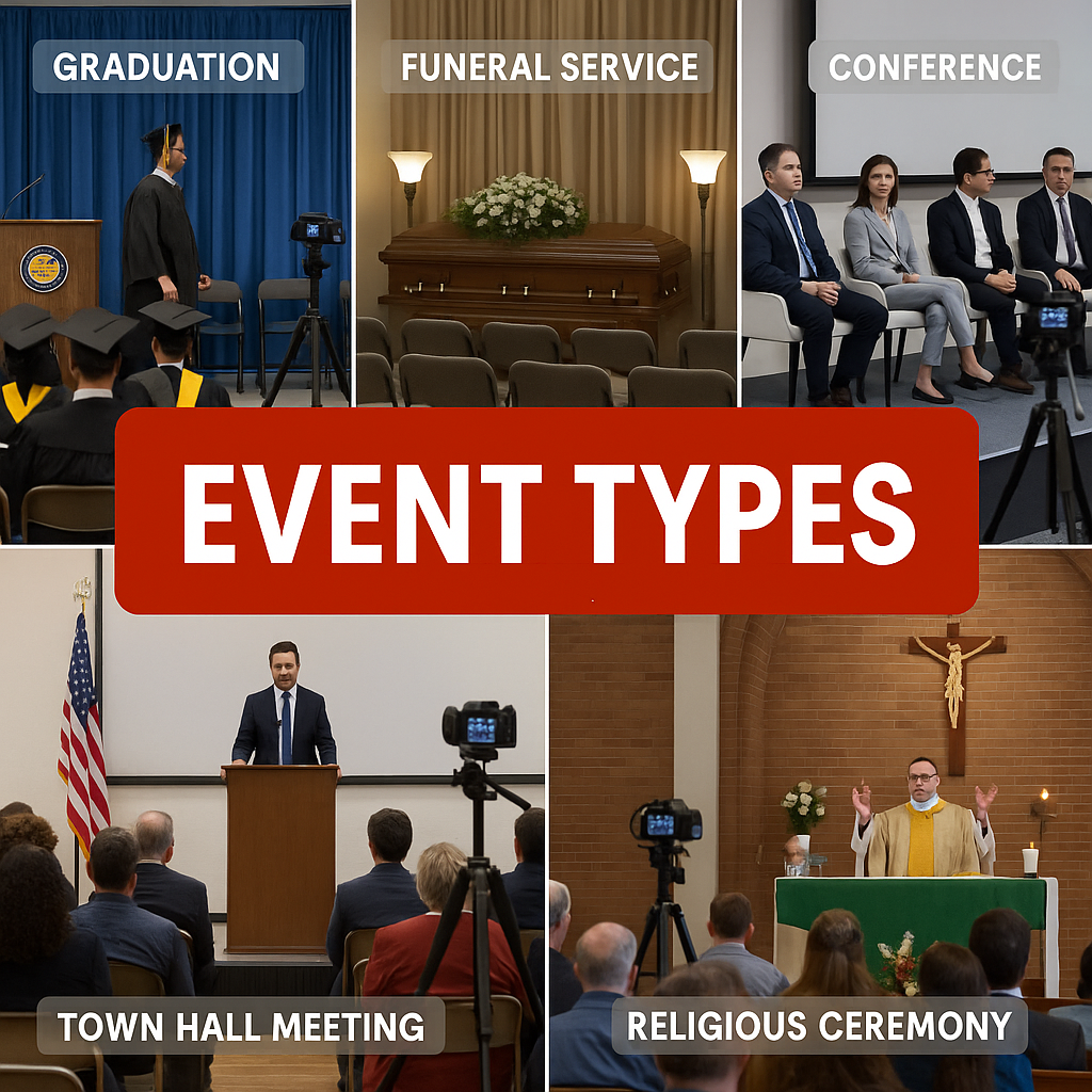 Top 5 Events That Benefit from Professional Livestreaming
