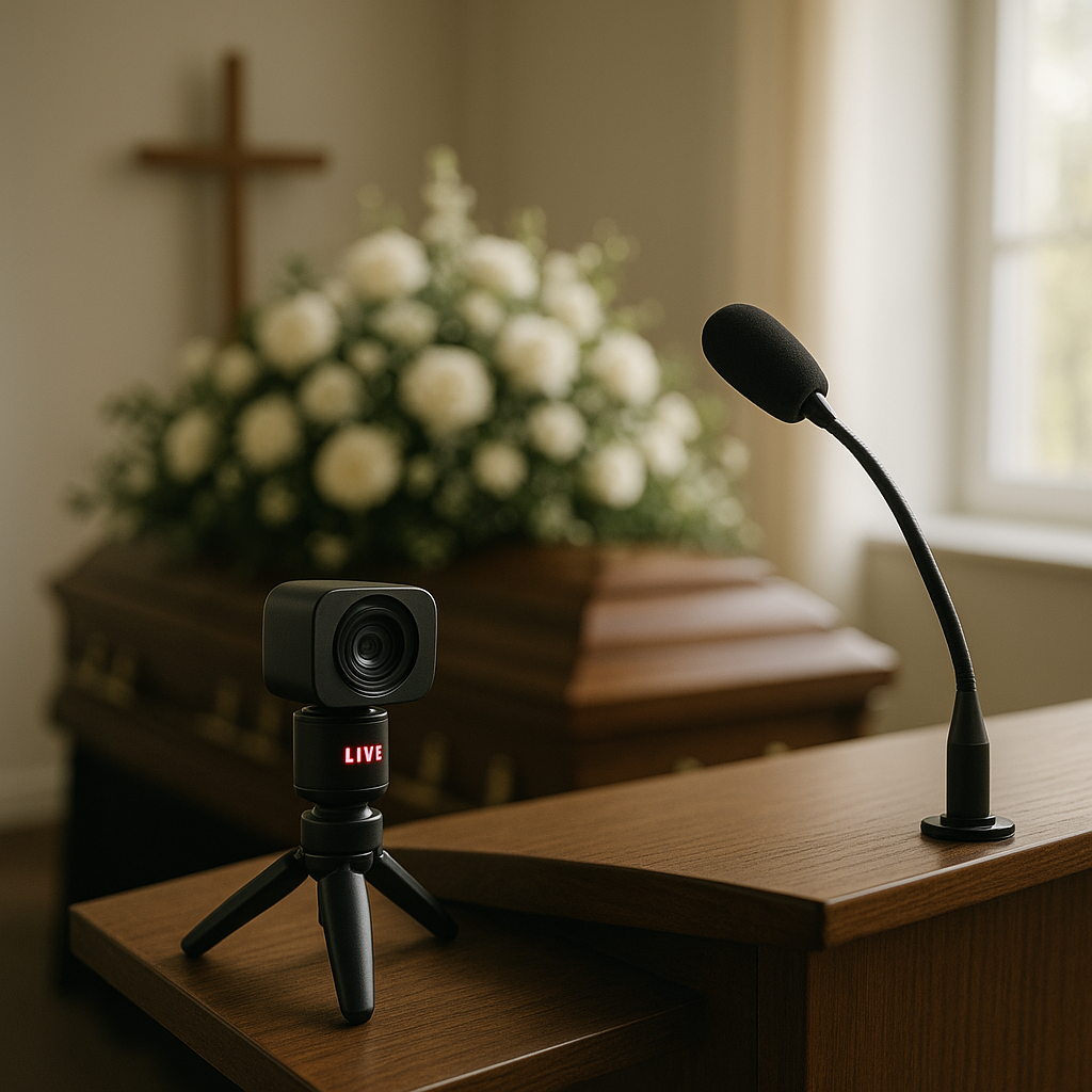 How to Guarantee Good Audio During a Funeral Livestream