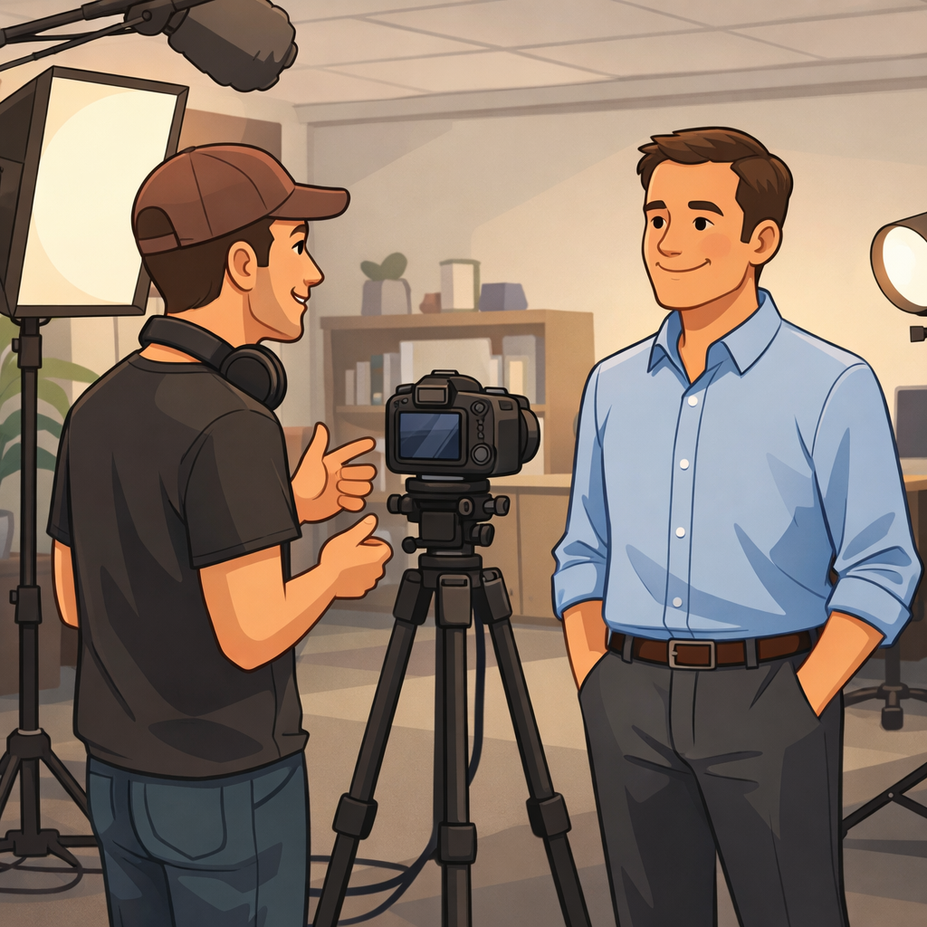 How We Help Clients Feel Comfortable on Camera