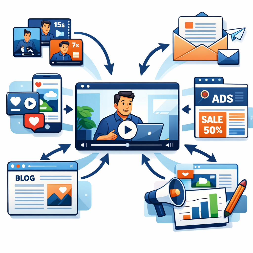 How to Turn One Video Into a Month of Marketing Content