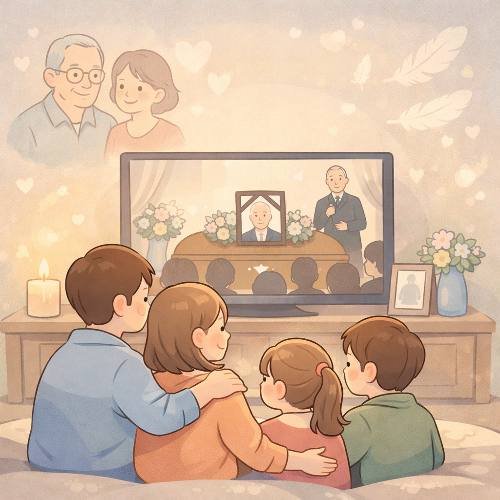 How Rewatching Funeral Livestreams Helps Grieving Families