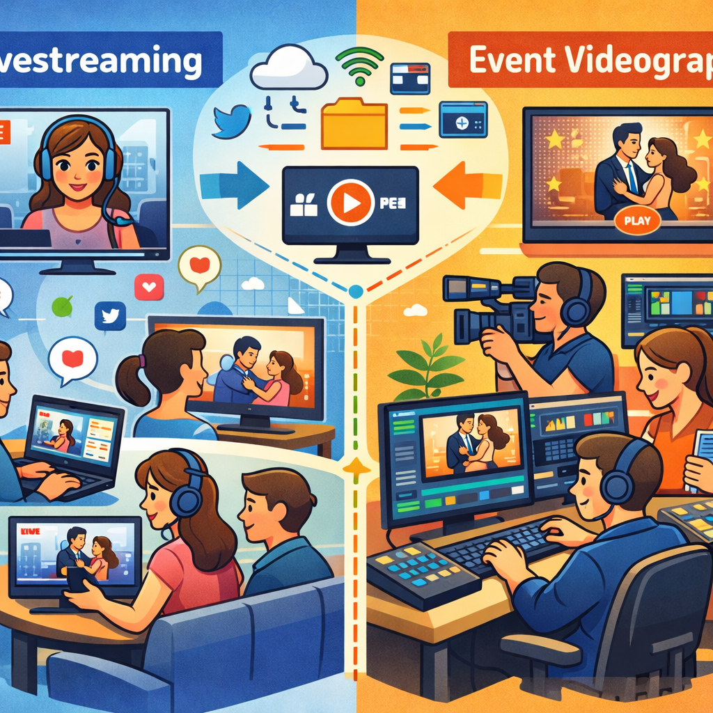 Live Event Video vs Livestream: What Is the Difference and Do You Need Both?