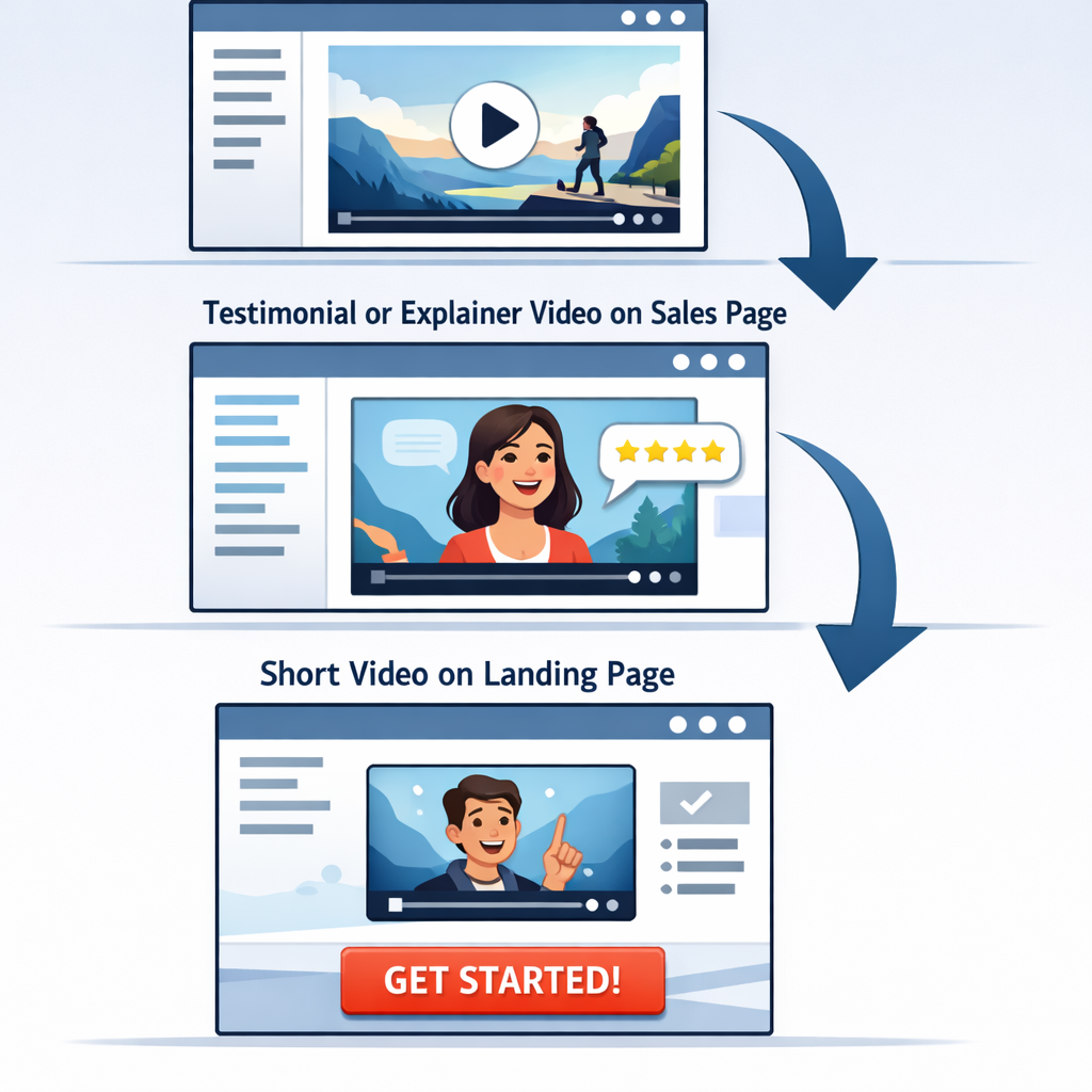 How to Use Commercial Video on Your Homepage, Sales Page, or Landing Page