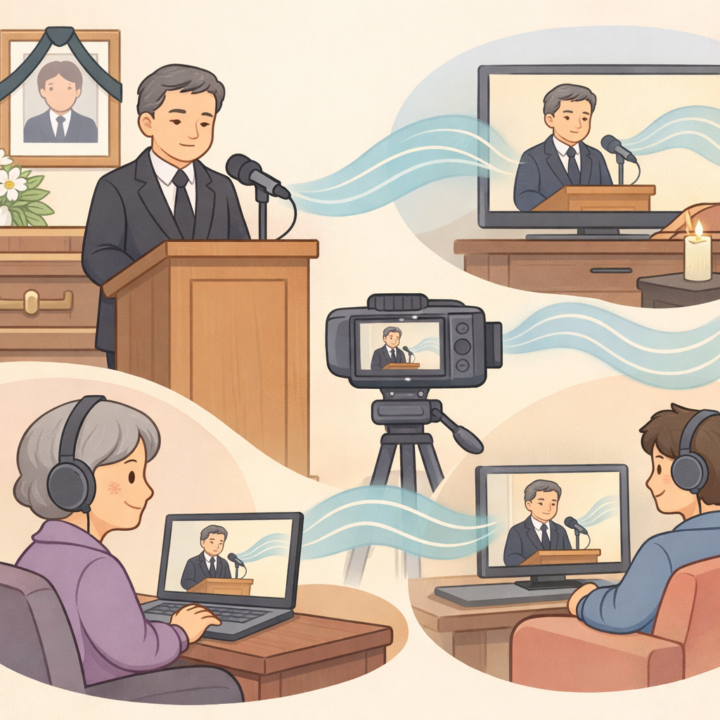 How to Guarantee Good Audio During a Funeral Livestream