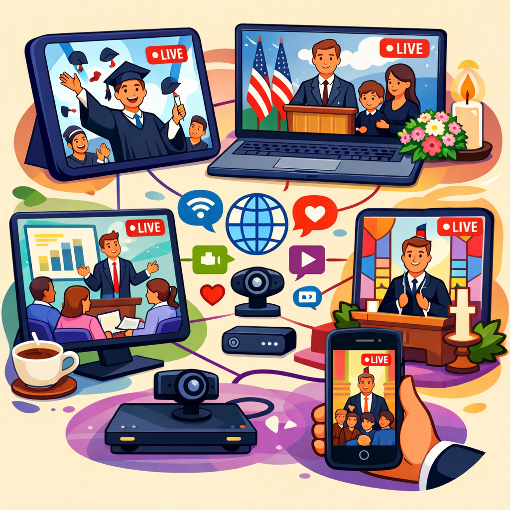 Top 5 Events That Benefit from Professional Livestreaming