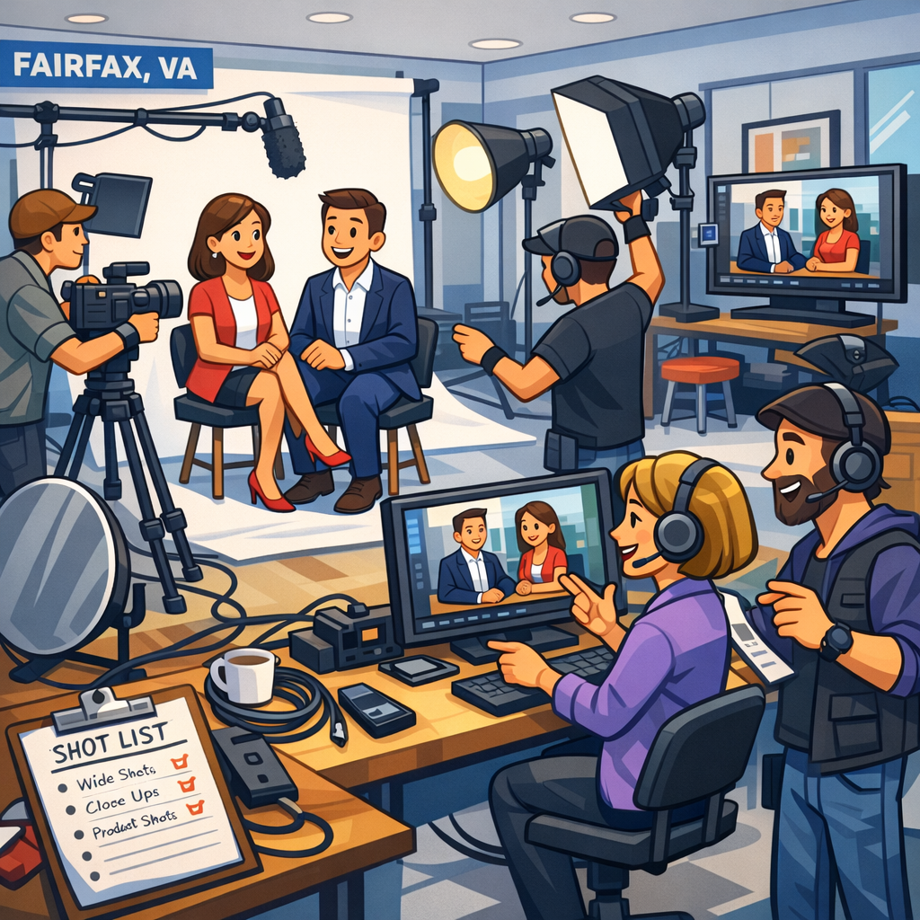 Behind the Scenes of a Commercial Shoot in Fairfax VA
