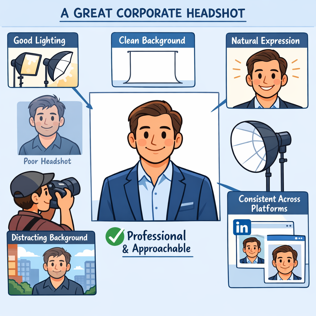 What Makes a Great Corporate Headshot