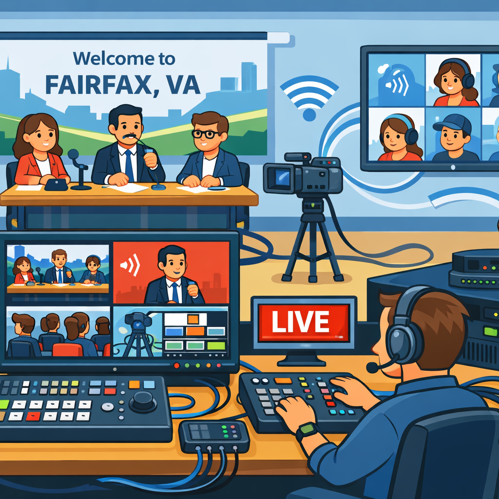 How to Livestream an Event Professionally in Fairfax VA