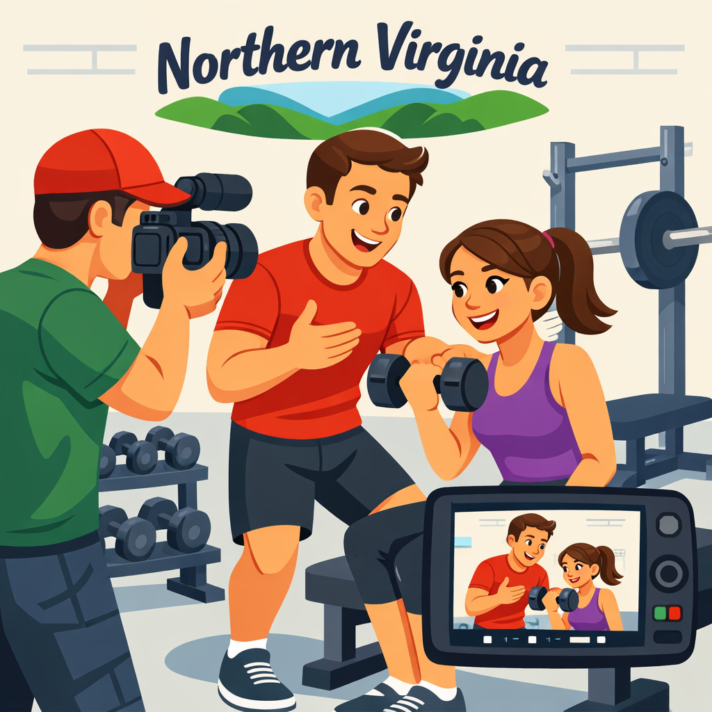 Gym and Fitness Content Creation in Northern Virginia