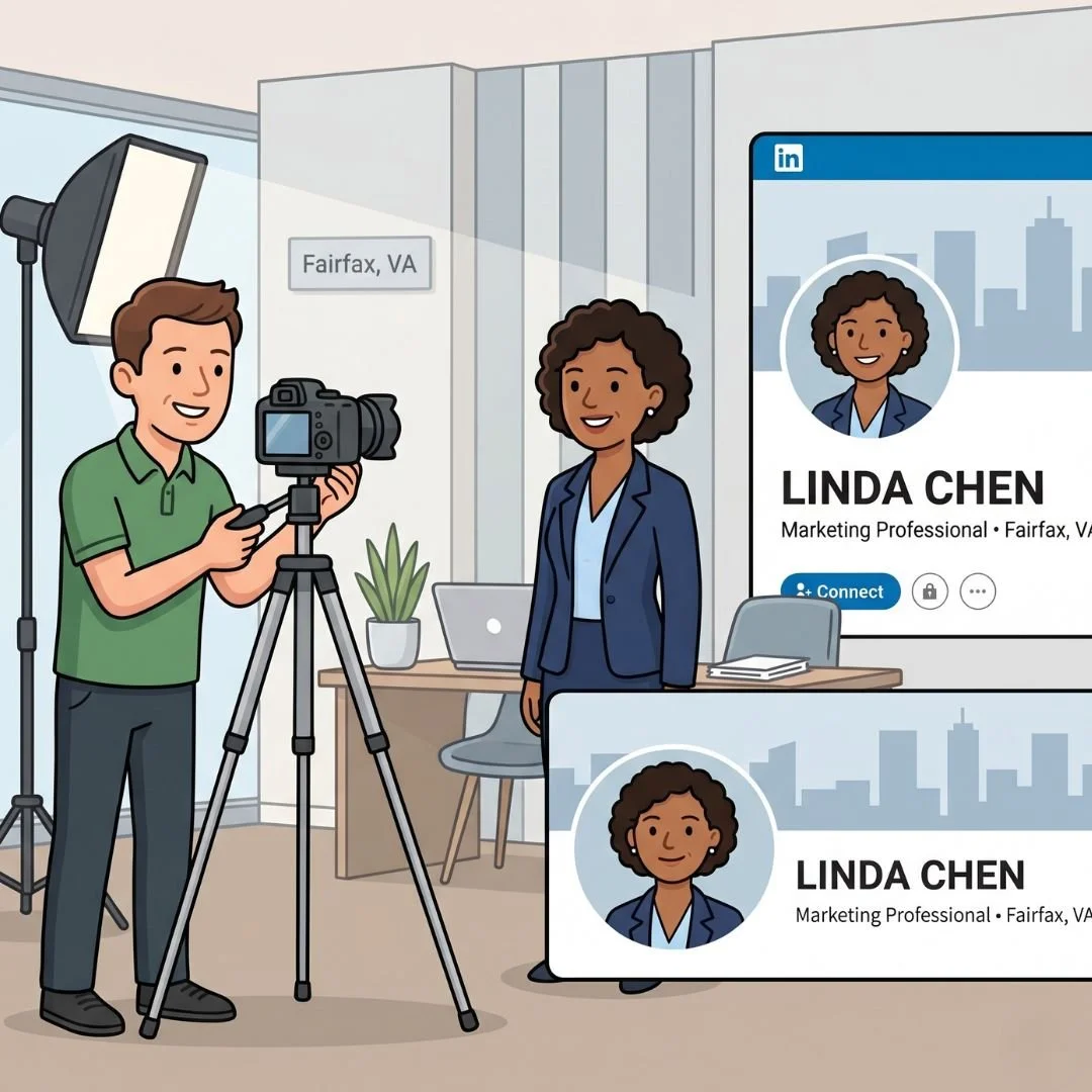 LinkedIn Headshots in Fairfax VA