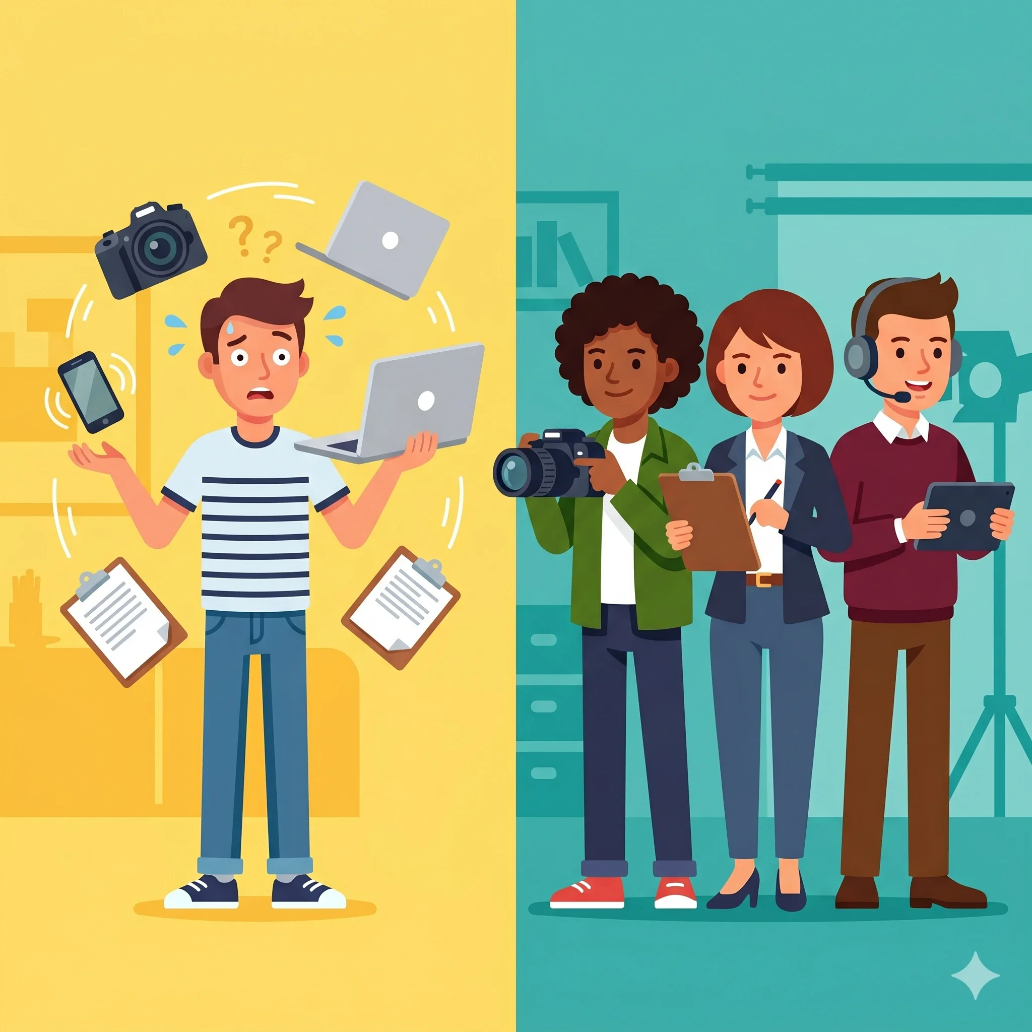 Hiring a Studio vs. Hiring a Freelancer: What’s the Difference, Really?