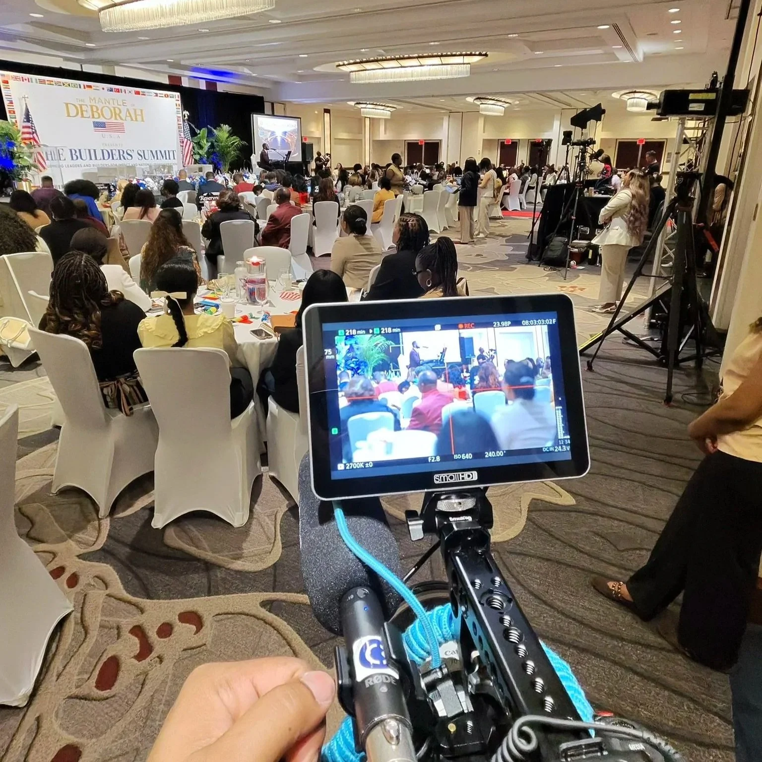 Running Camera at the JW Marriott in Washington DC