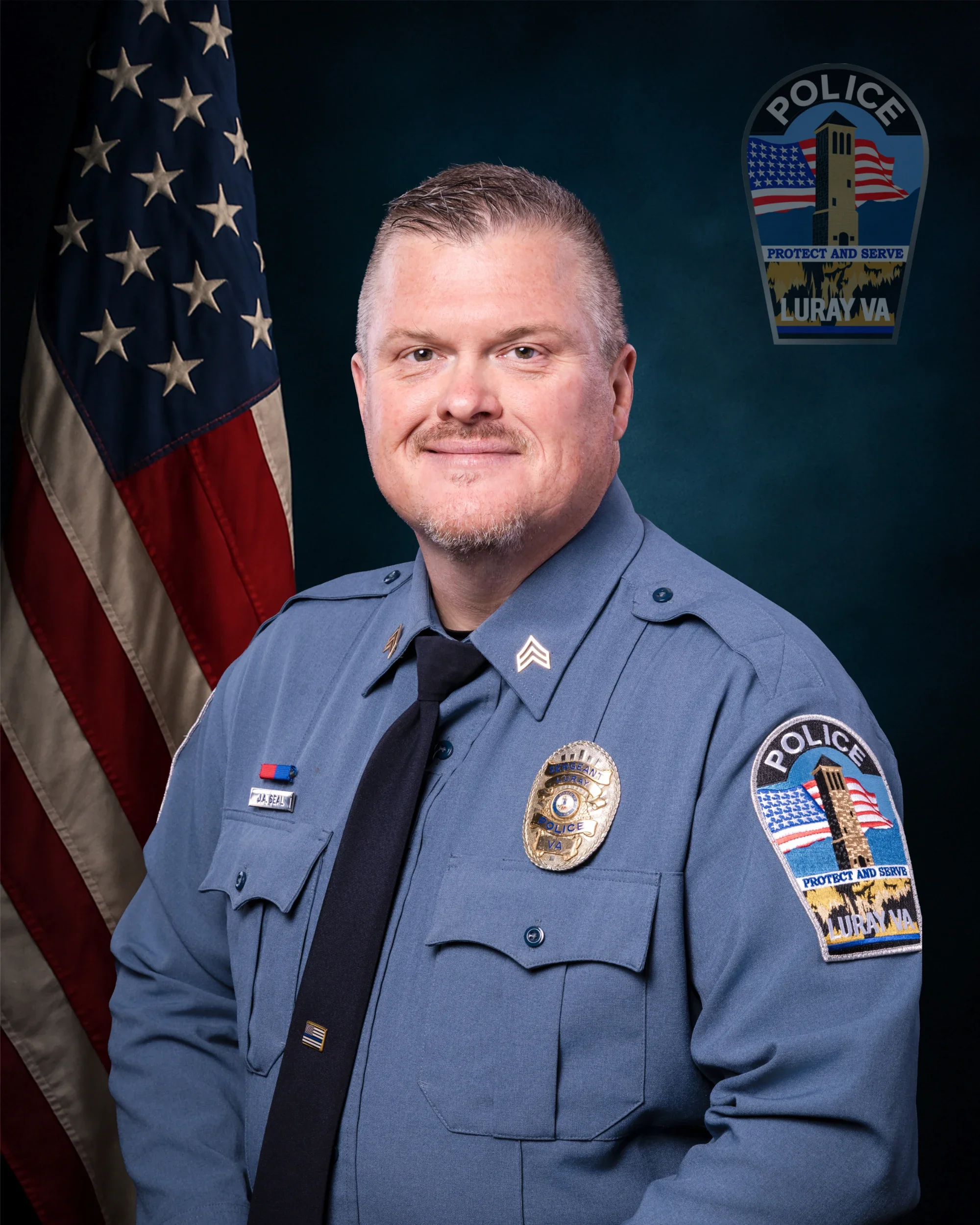 Law enforcement and government professional headshot photography Virginia by C King Media